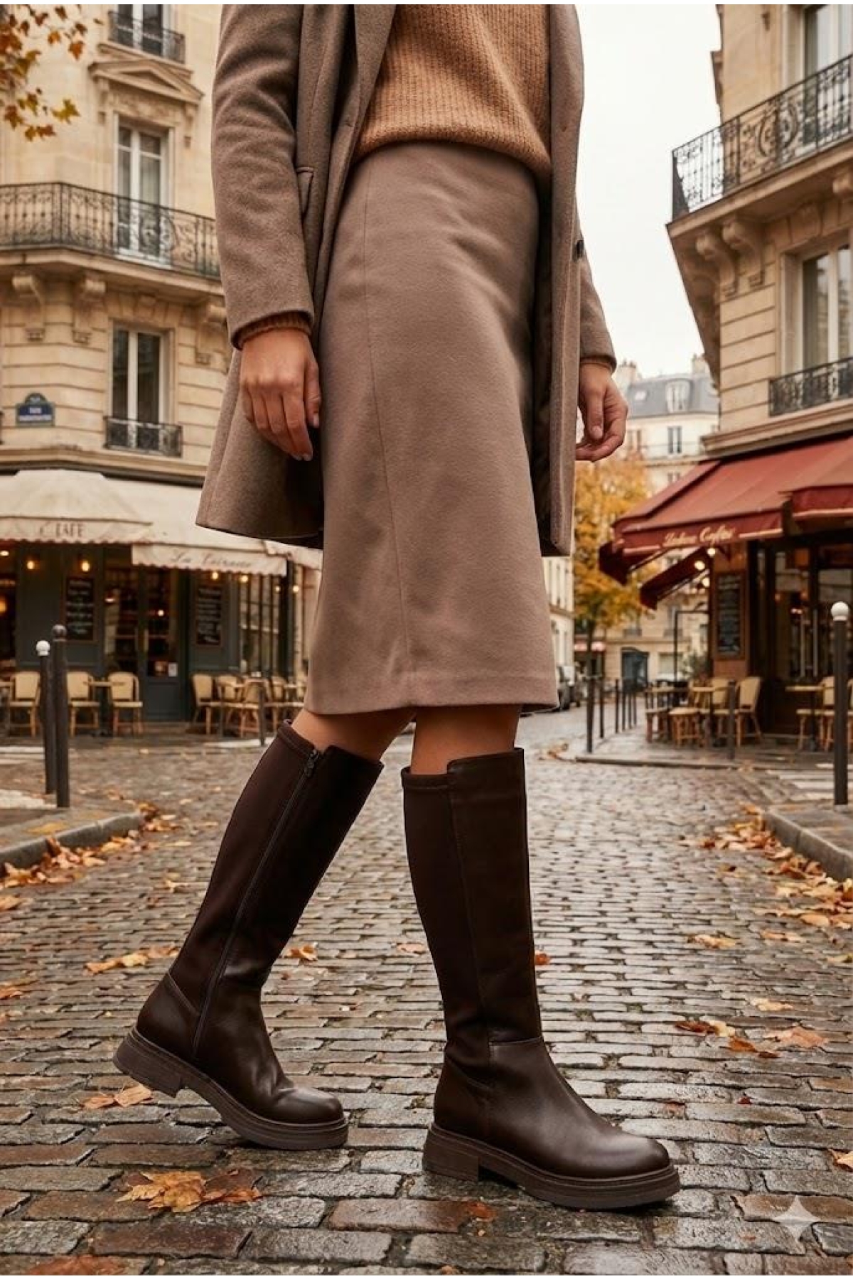 2009 Ventes Rahat Kaymaz Taban Streç Boğazlı Fermuarlı Kadın Çizme - Görsel 2