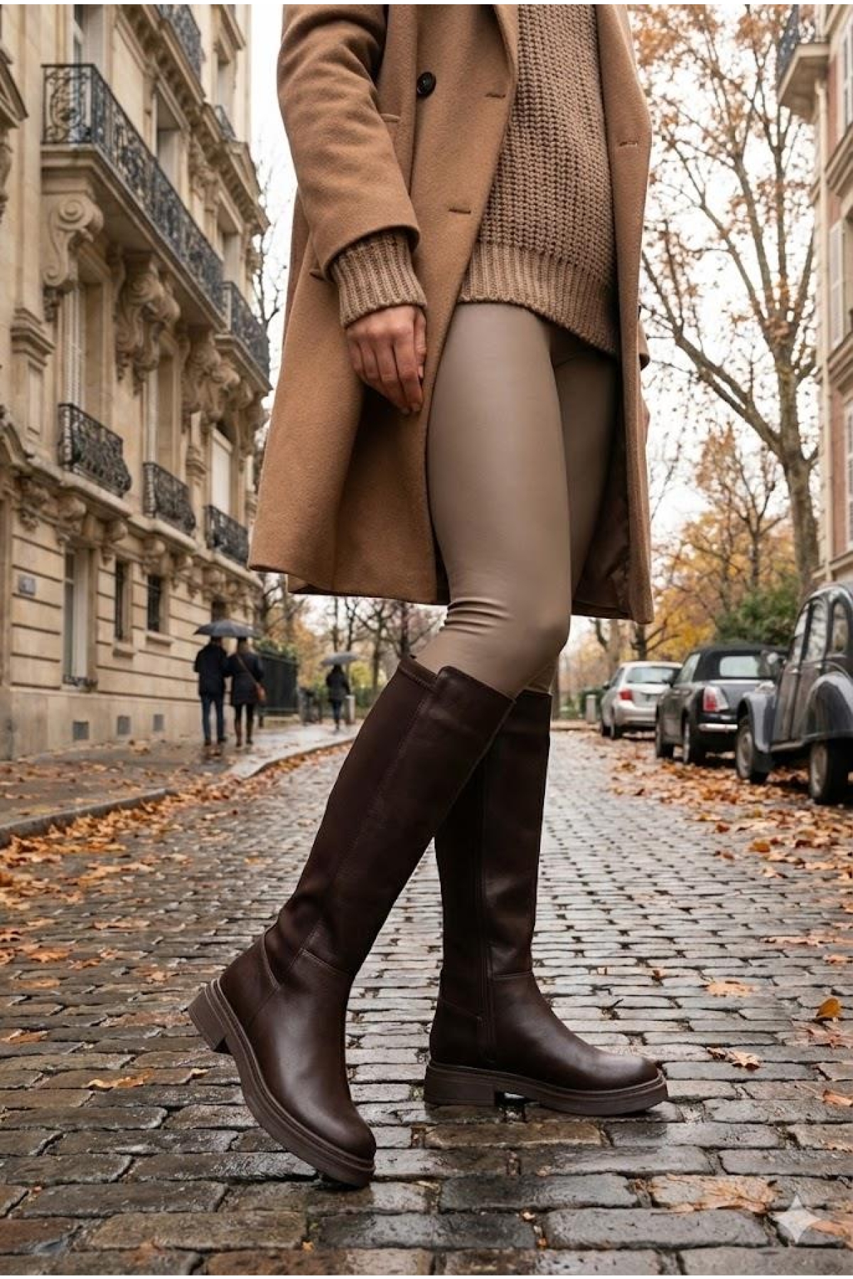 2009 Ventes Rahat Kaymaz Taban Streç Boğazlı Fermuarlı Kadın Çizme - Görsel 4