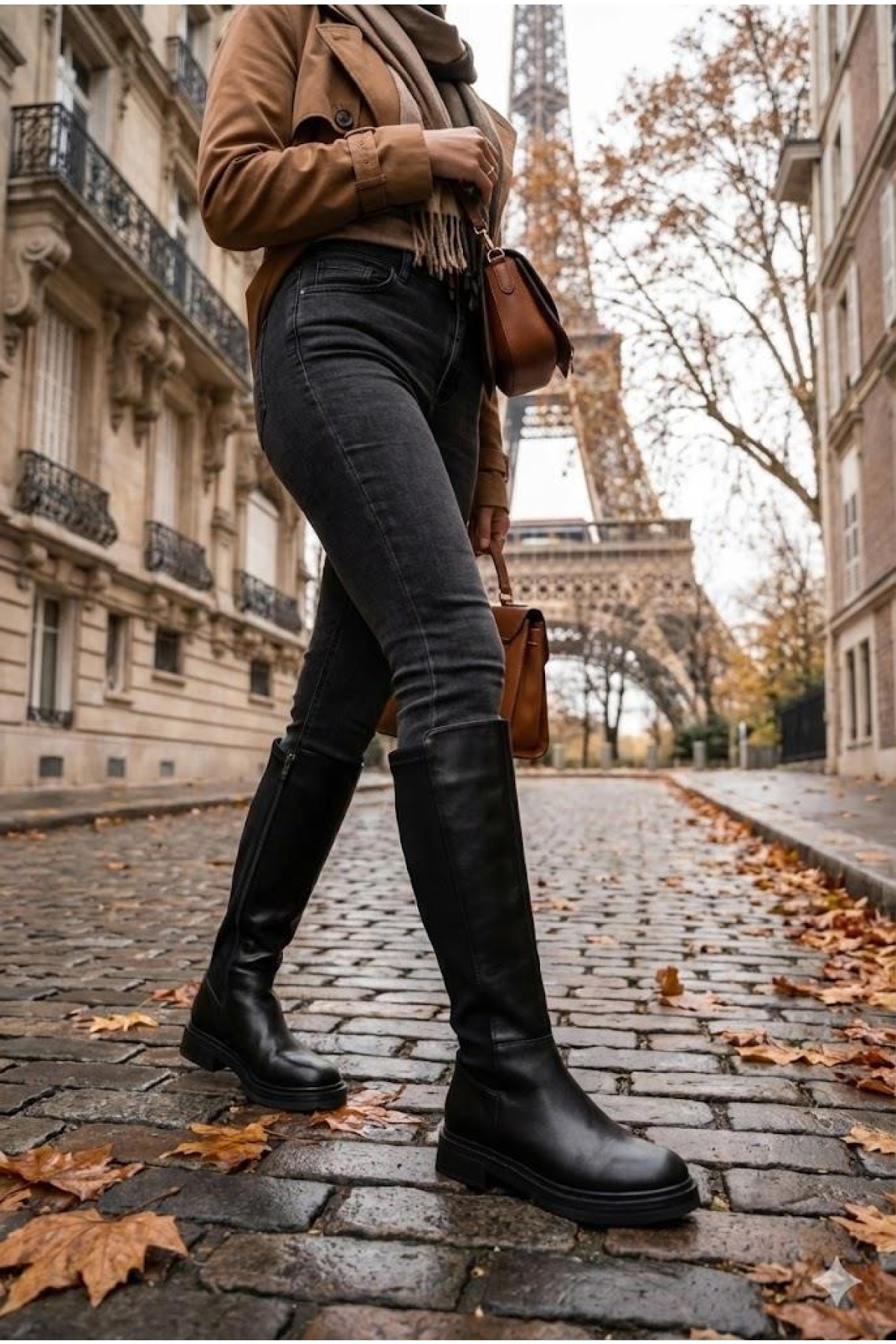 2009 Ventes Rahat Kaymaz Taban Streç Boğazlı Fermuarlı Kadın Çizme - Görsel 3