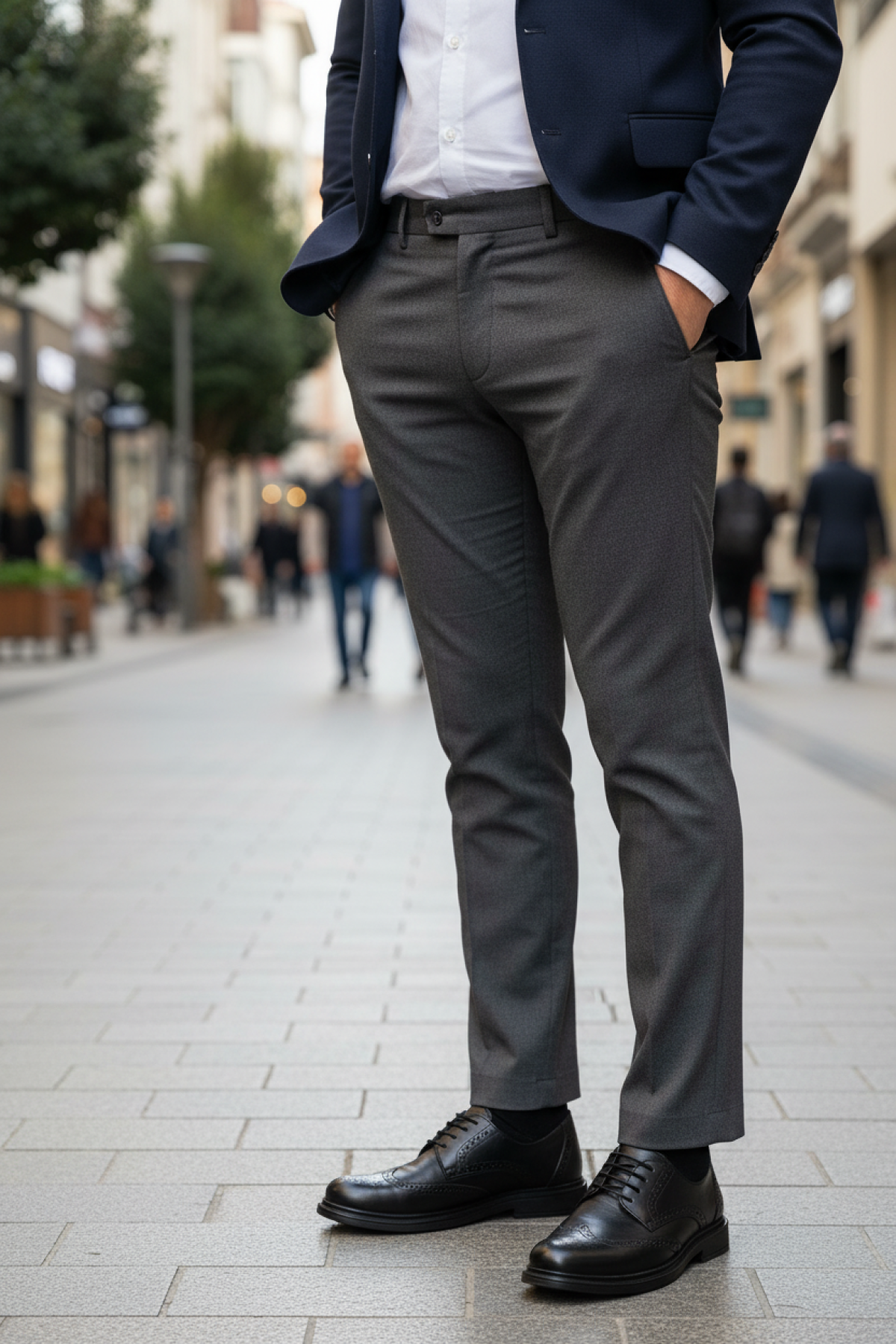 Polaris 5 Nokta 109004.M 5PR Siyah Erkek Ayakkabı - Görsel 3