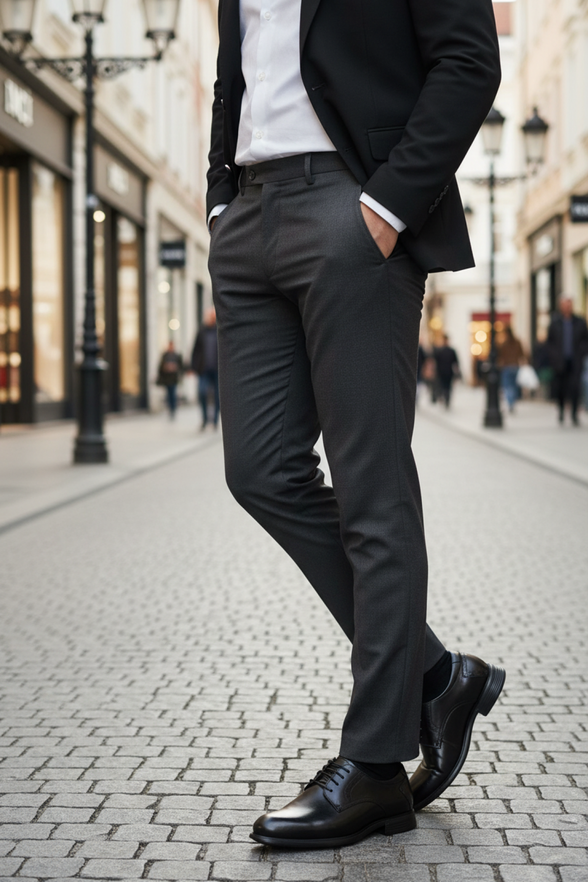 INCI FOLDER 5FX Siyah Erkek Klasik Ayakkabı - Görsel 3