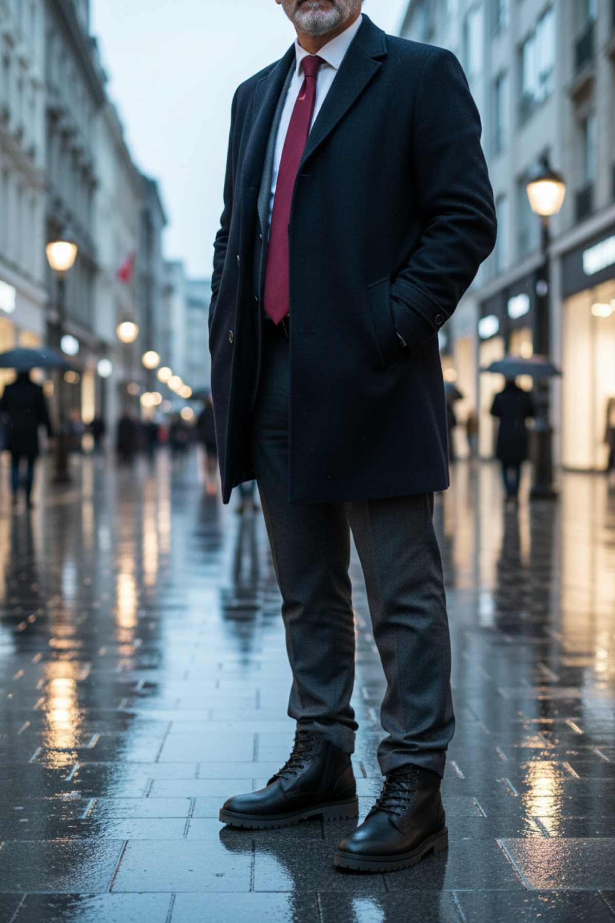 Garamond SARTRE-JJ 4PR Siyah Erkek Klasik Bot - Görsel 3