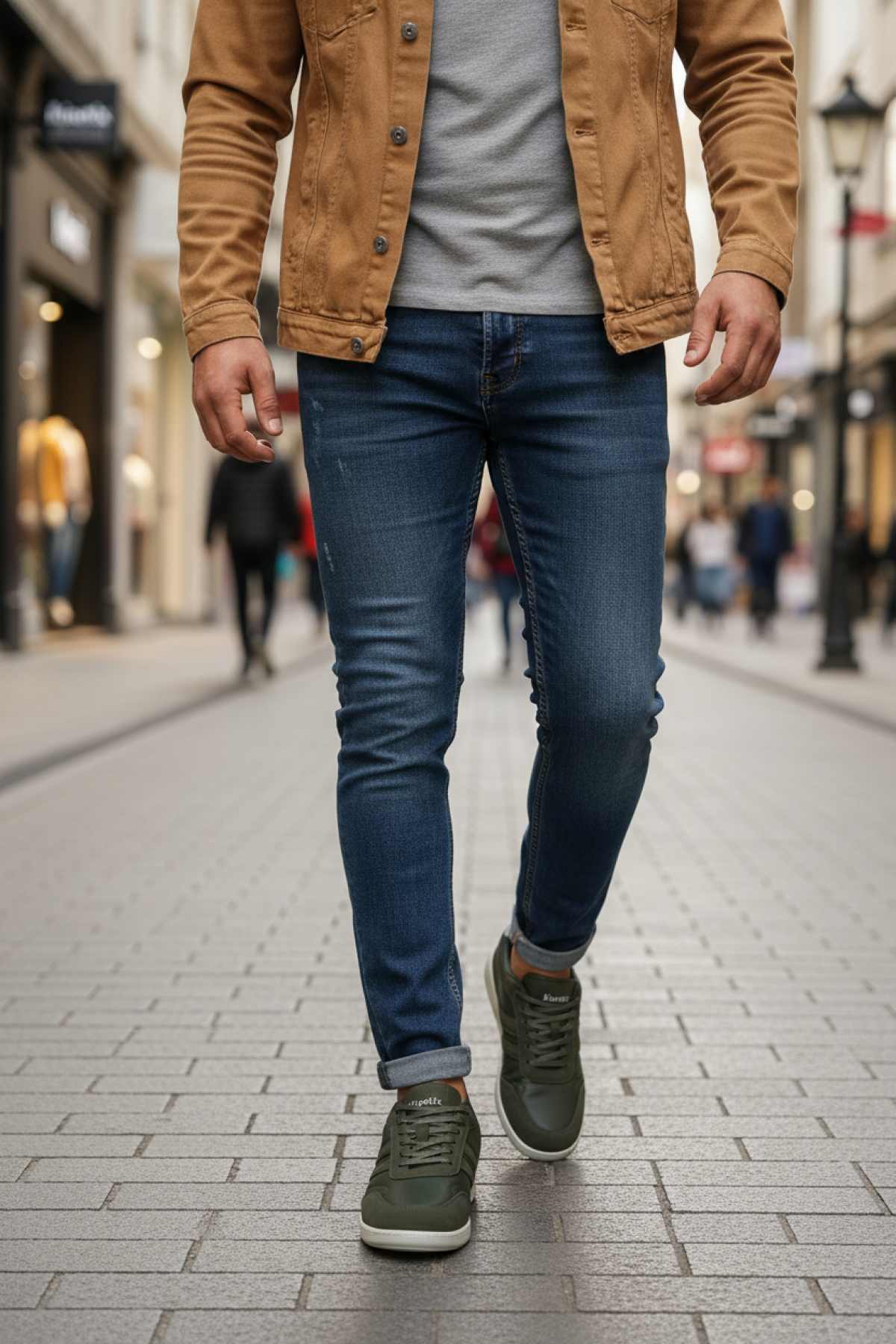 CALIBAN 5PR Haki Erkek Sneaker - Görsel 3