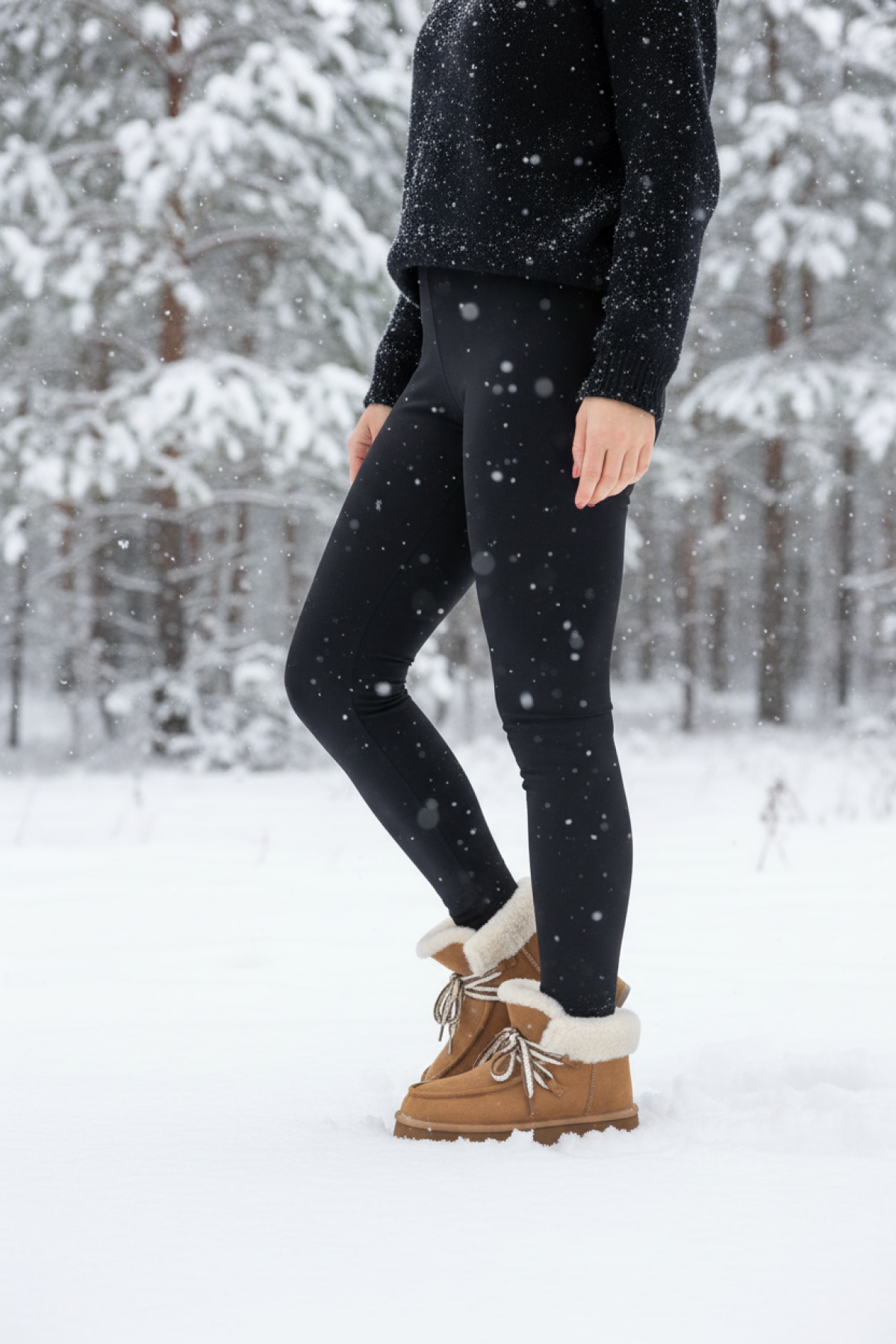 FUCIA 5PR Tarçın Kadın Kar Botu - Görsel 3