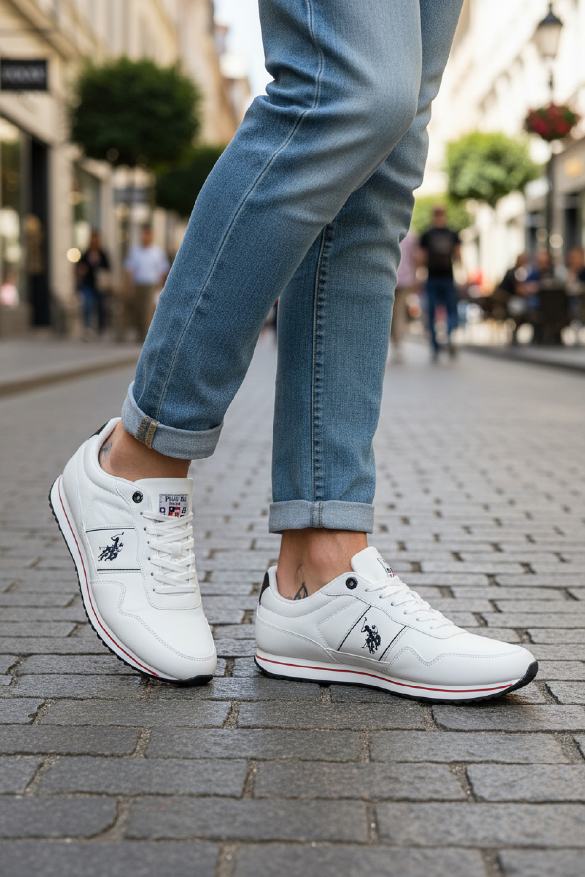 BASWAY 5FX Beyaz Erkek Spor Ayakkabı - Görsel 3