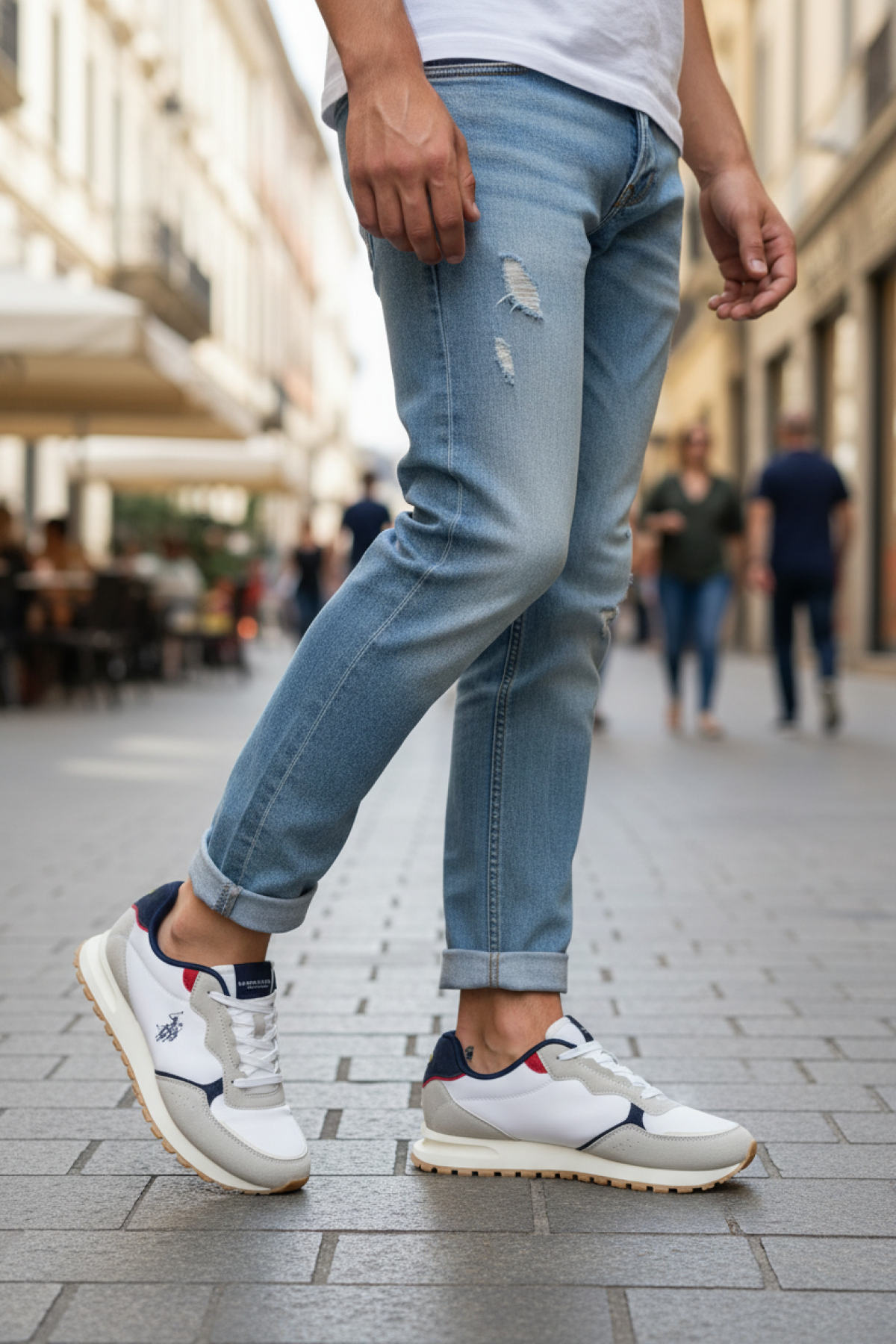 TARLI 5FX Beyaz Erkek Spor Ayakkabı - Görsel 3