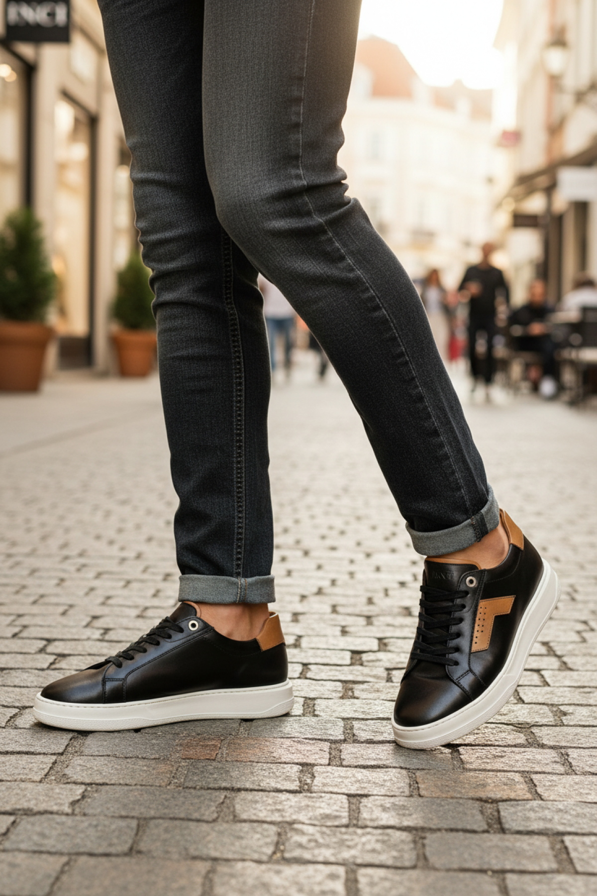 INCI ULZA 5FX Siyah Erkek Günlük Ayakkabı - Görsel 3