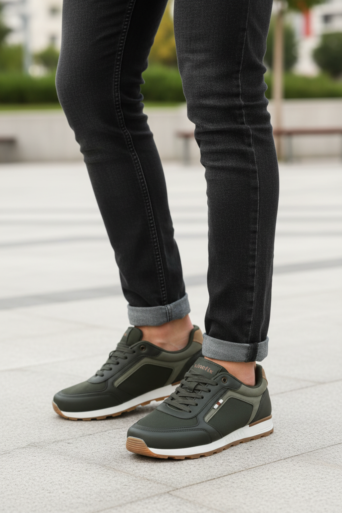 BALROG 5FX Haki Erkek Sneaker - Görsel 3