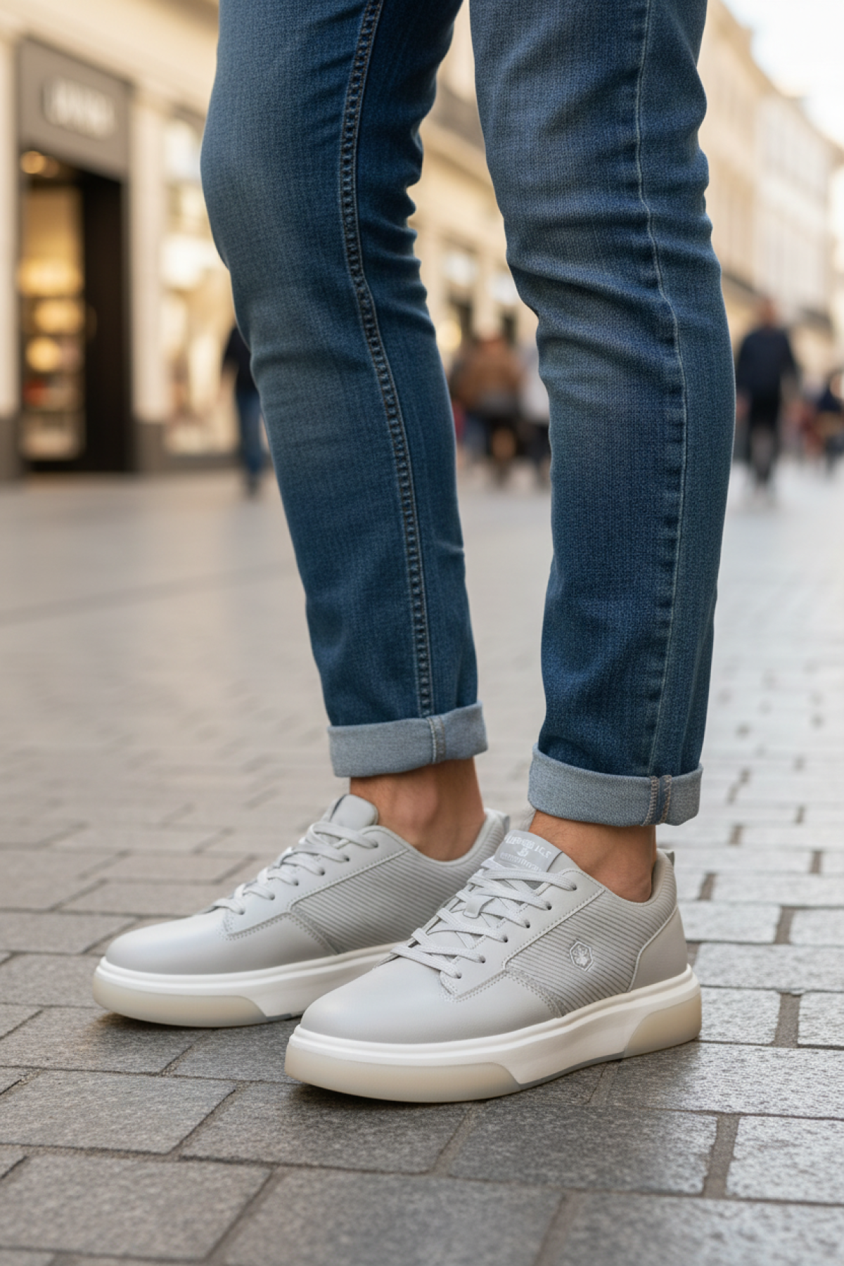 BUCKS 5FX Gri Erkek Sneaker - Görsel 3