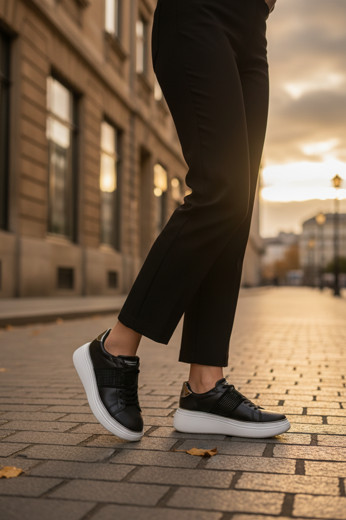 GESSICA 5PR Siyah Kadın Sneaker - Görsel 3