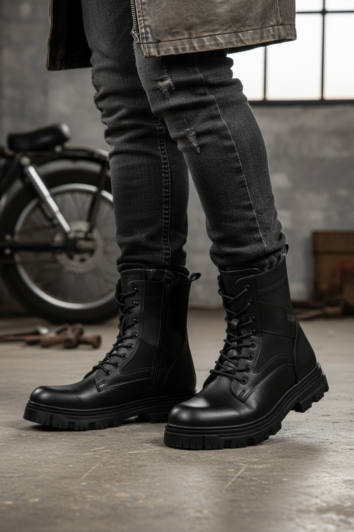 VANTE SLV 4PR Siyah Erkek Postal - Görsel 3