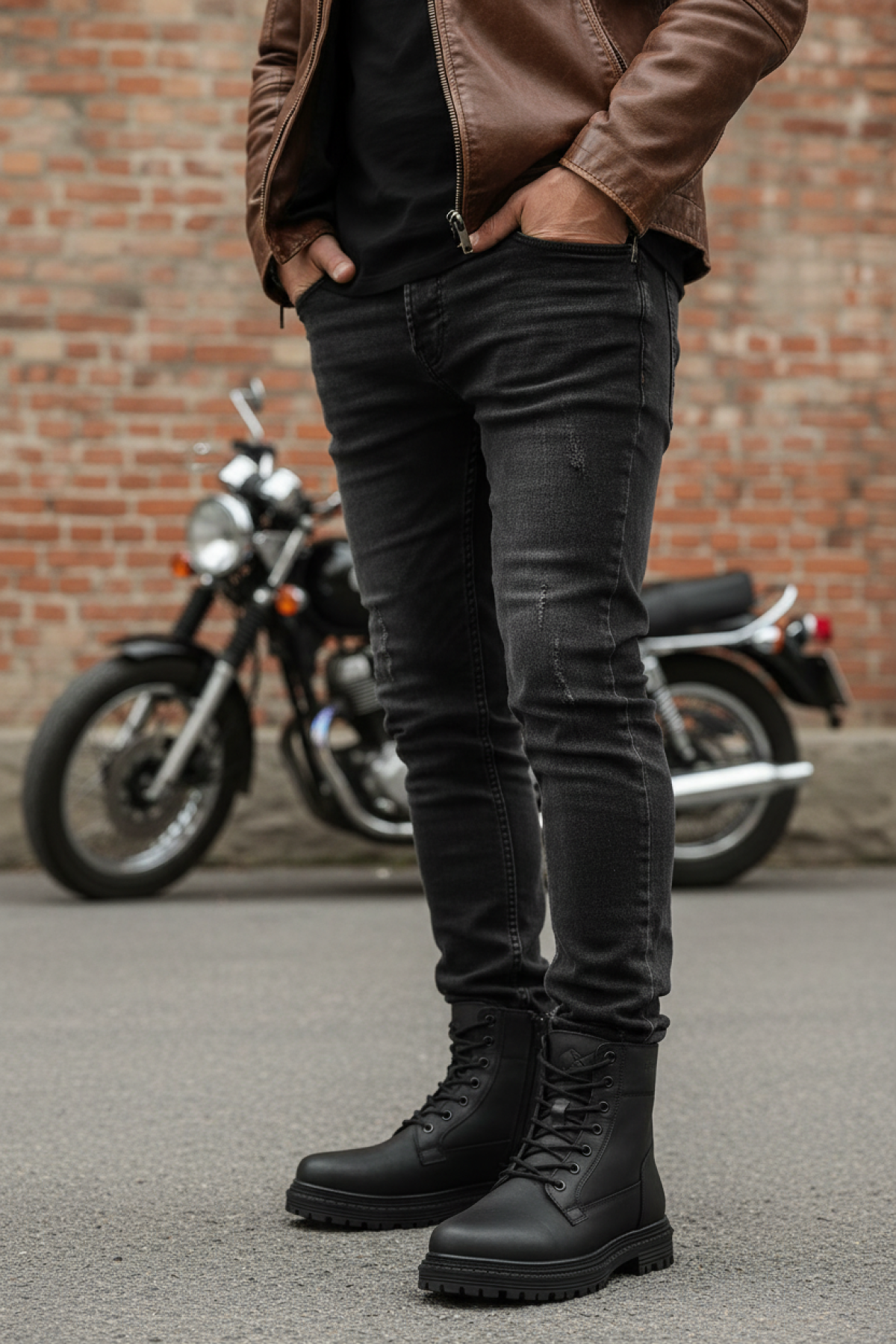 LAUTI 4PR Siyah Erkek Postal - Görsel 3