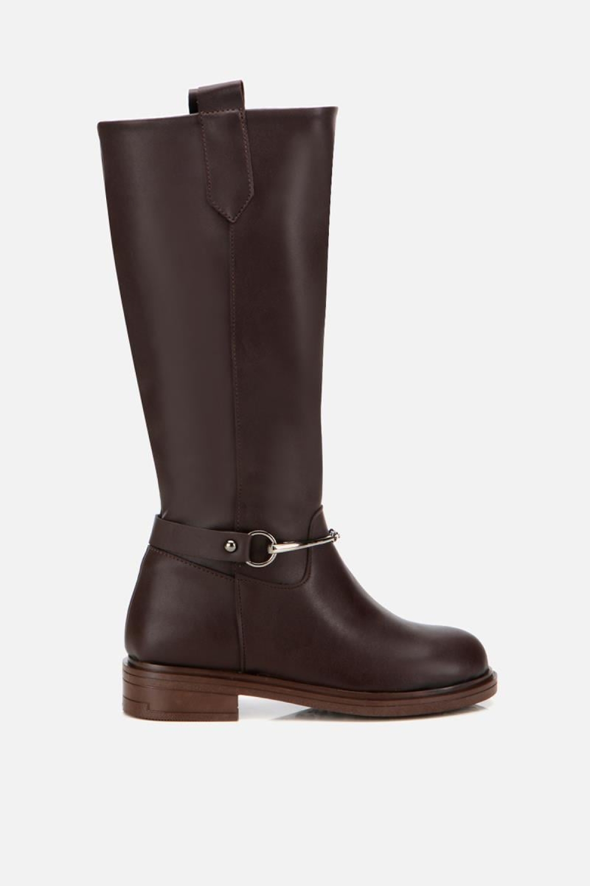 Kadın Kahverengi Zincir Detaylı Çizme - Görsel 2