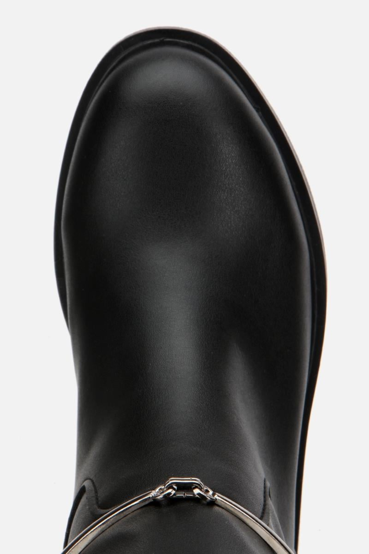 Kadın Siyah Zincir Detaylı Çizme - Görsel 7