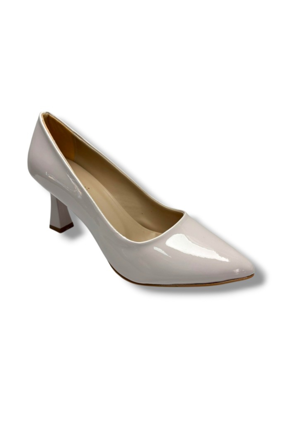 678-26 Rugan Deri İnce Topuk Kadın Ayakkabı - Görsel 2