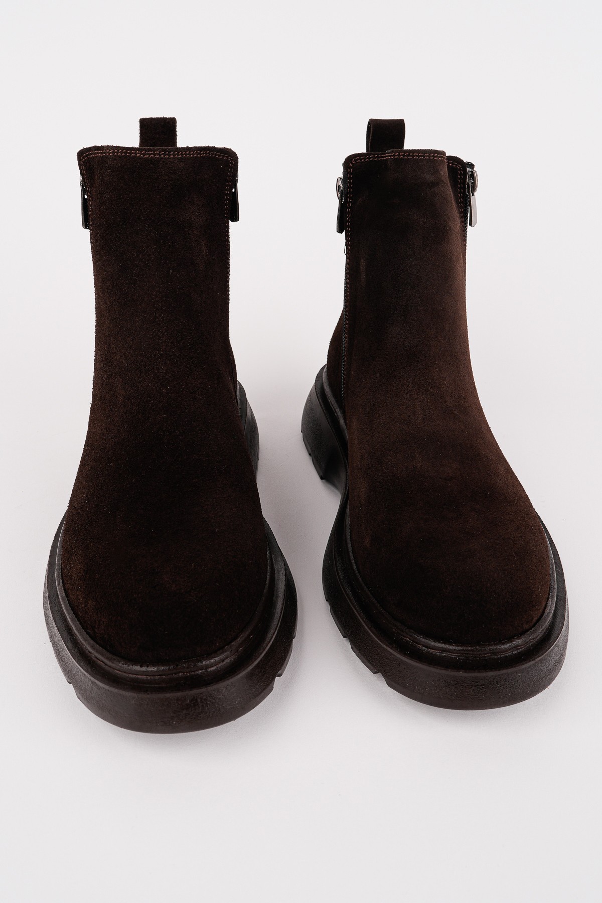 Chelsea Hakiki Deri Çift Fermuarlı Garantili Erkek Kışlık Bot - Görsel 4