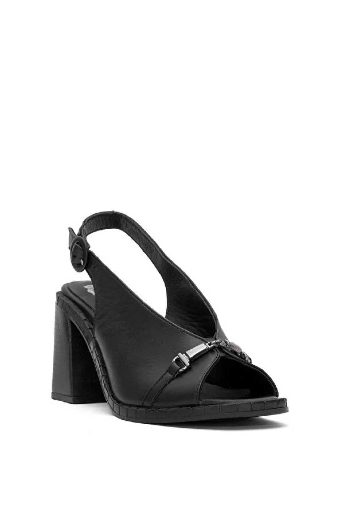 2511902Y Kadın Deri Sandalet - Görsel 3