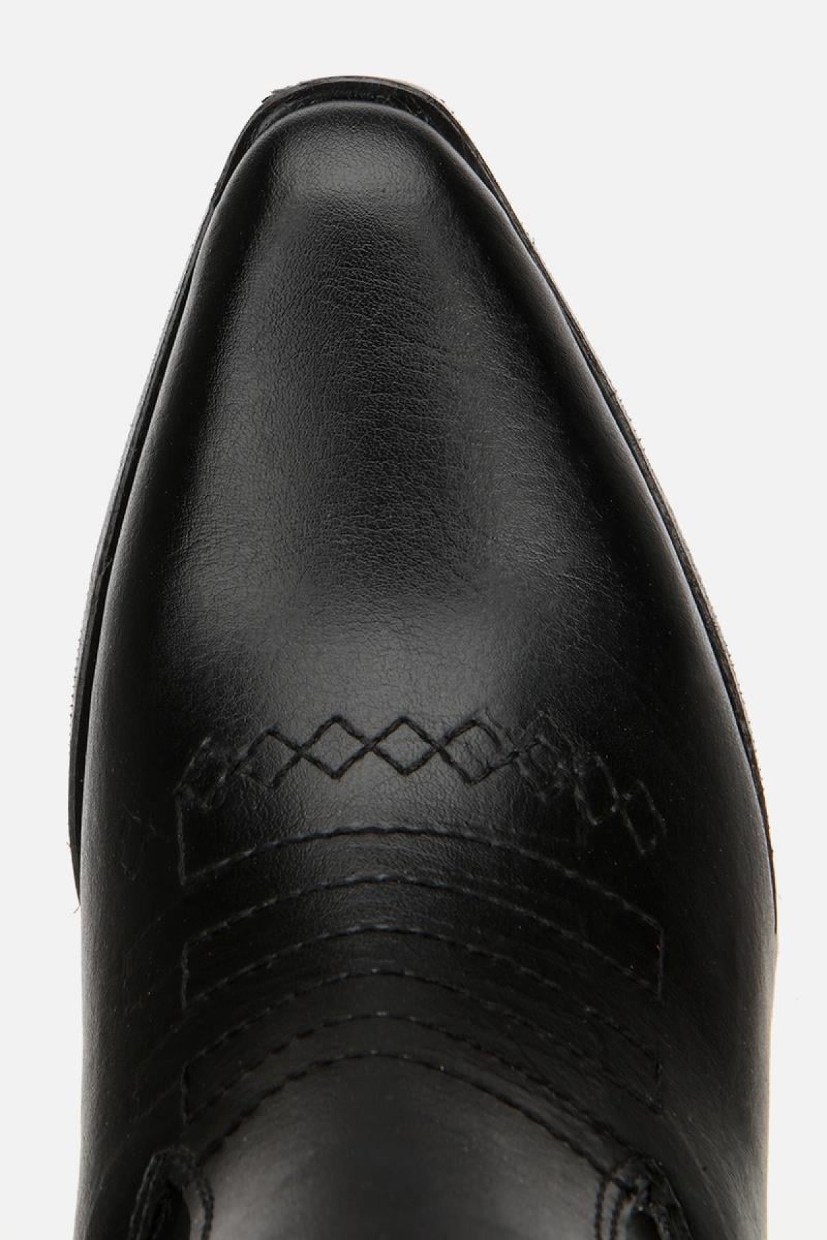 Kadın Siyah İşleme Detaylı Kovboy Western Topuklu Bot - Görsel 8