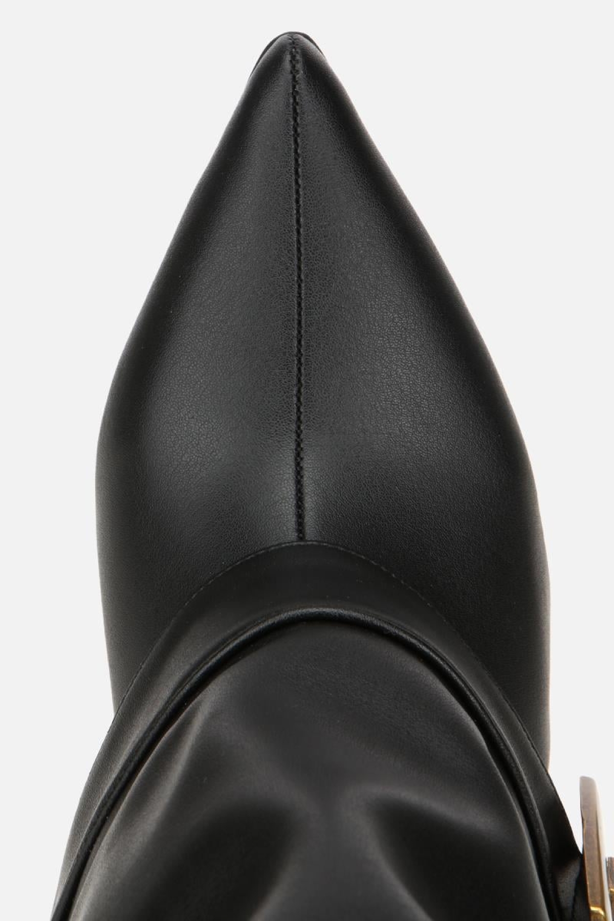 Kadın Siyah Pantolon Görünümlü Tokalı Topuklu Bot - Görsel 6