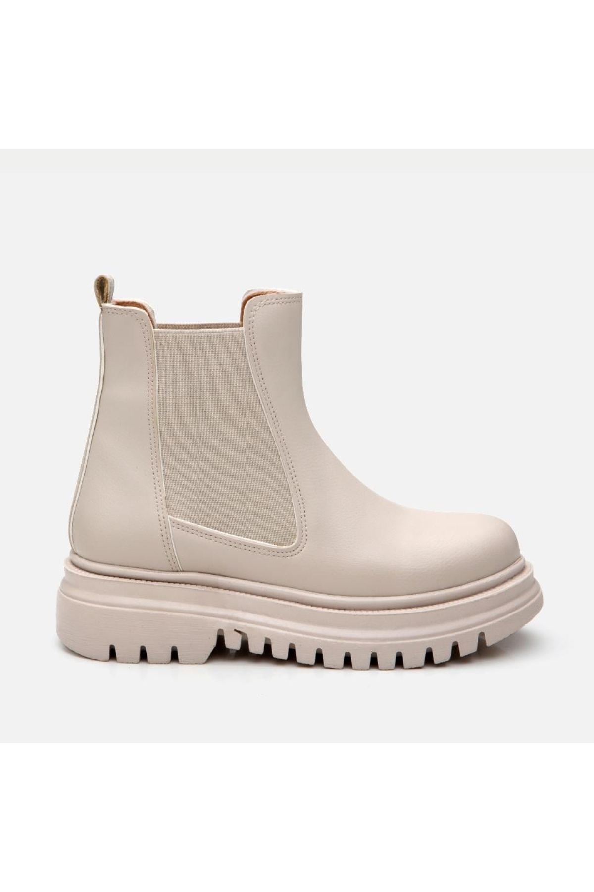 Bej Kadın Düz Bot - Görsel 2