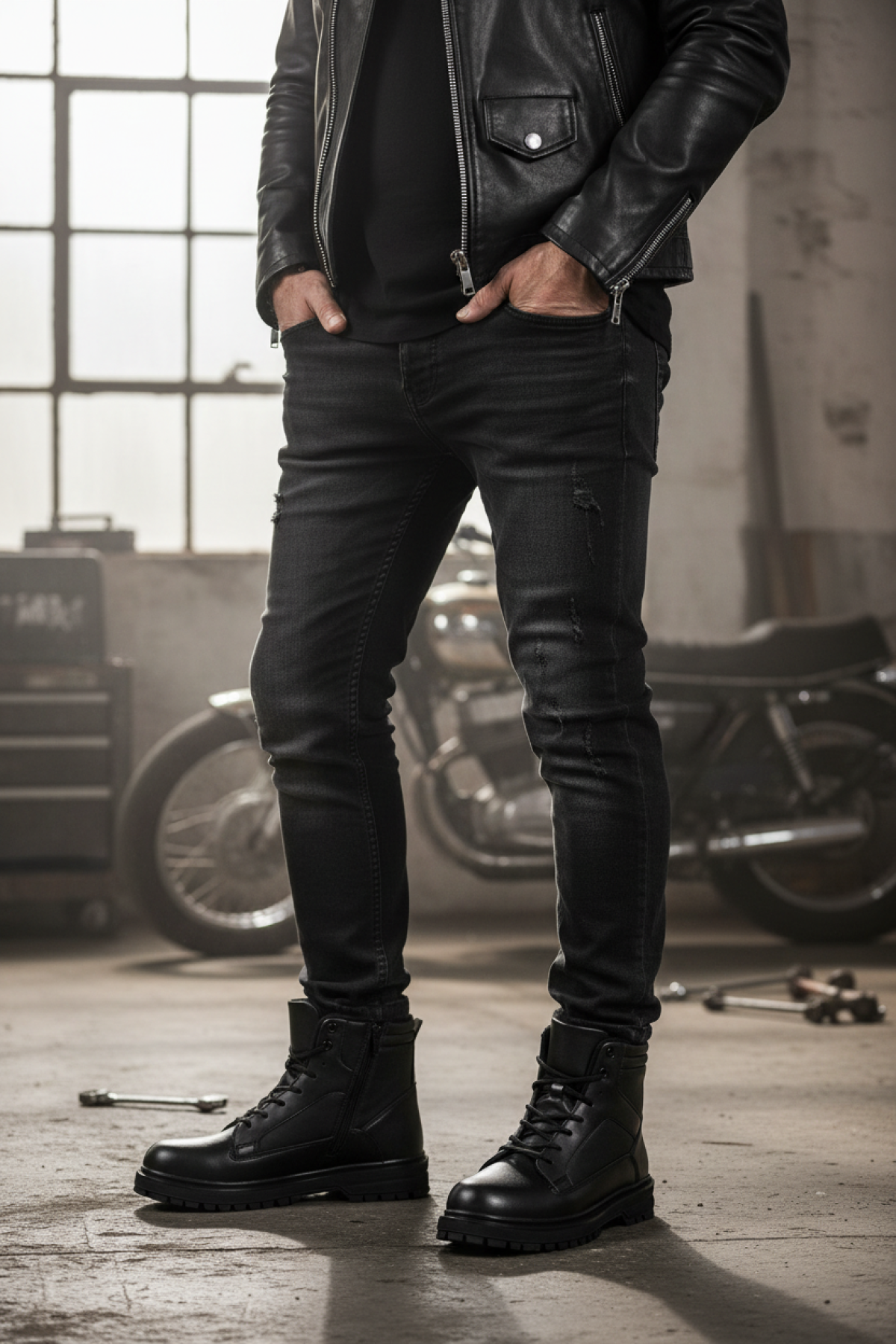 GRONA SLV 4PR Siyah Erkek Postal - Görsel 3