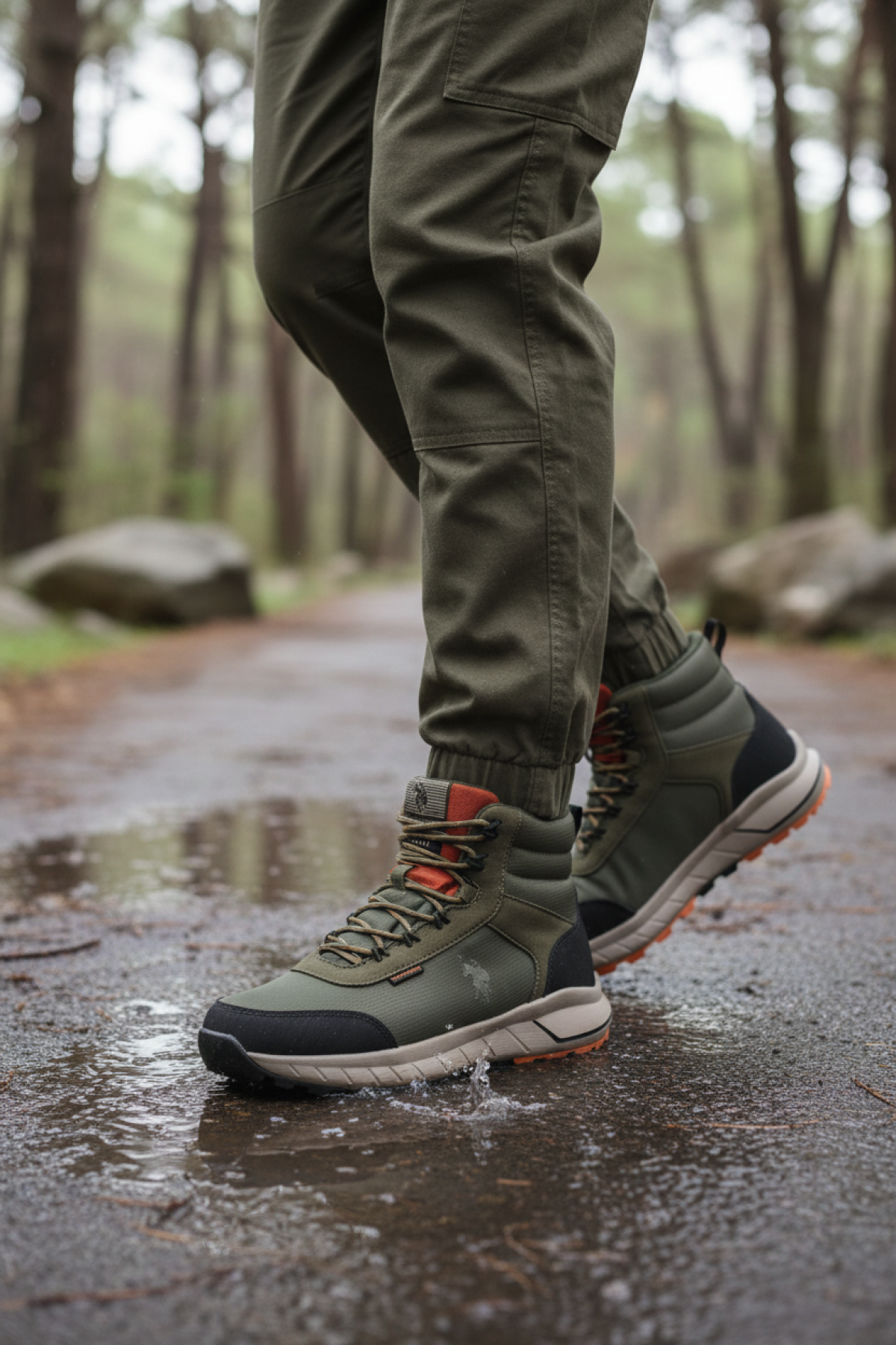 ELHA 4PR Haki Erkek Biker Bot - Görsel 3