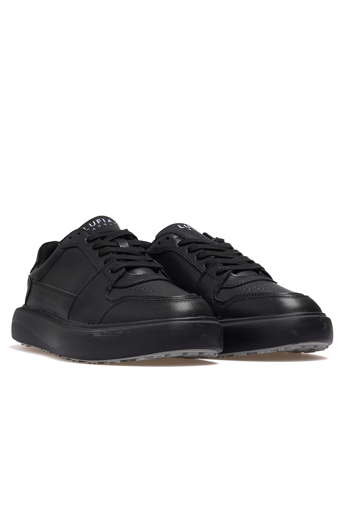 Mateas Erkek Deri Sneaker Günlük Ayakkabı 25k 112230251 Siyah - Görsel 6