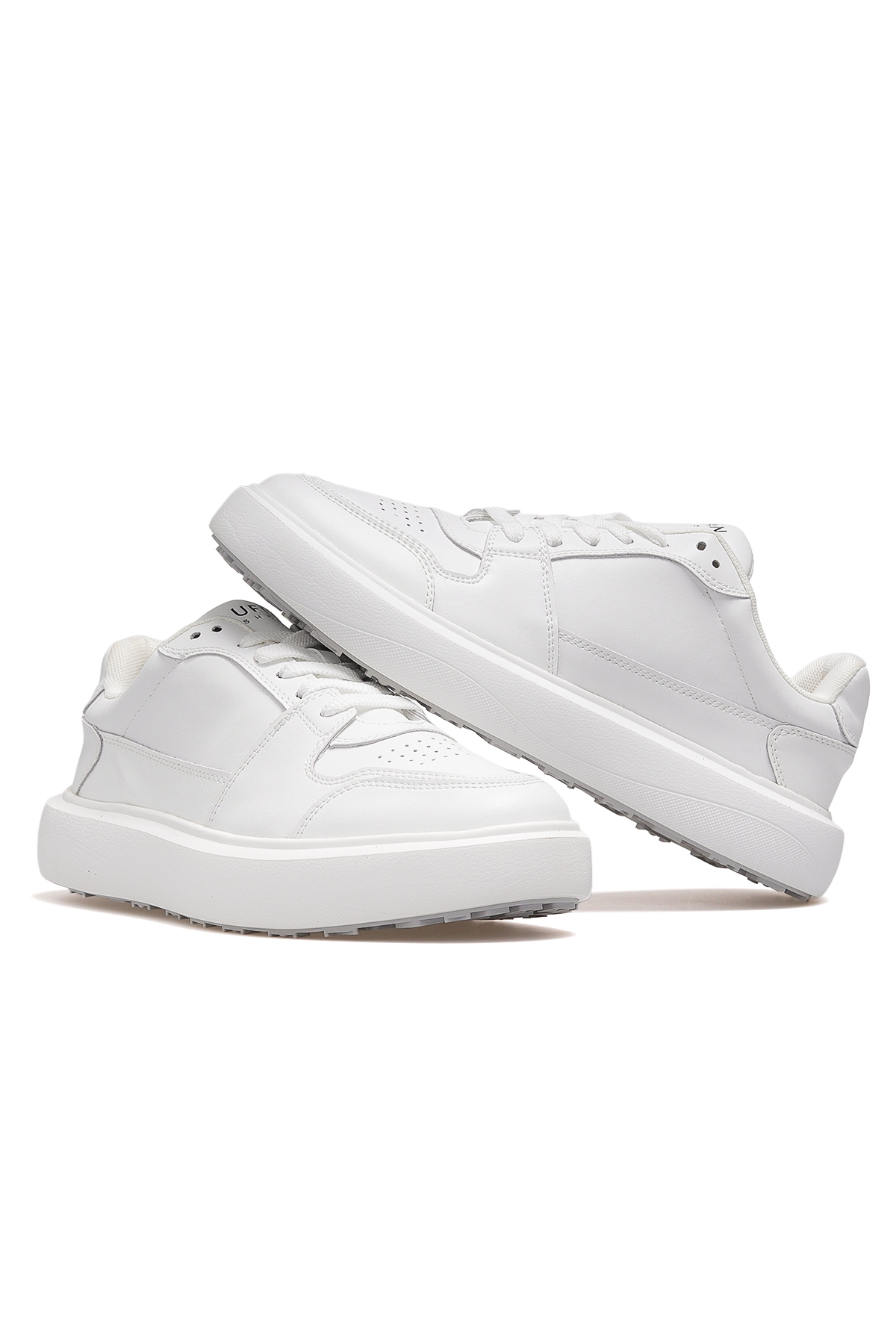 Mateas Erkek Deri Sneaker Günlük Ayakkabı 25k 112230251 Beyaz - Görsel 7