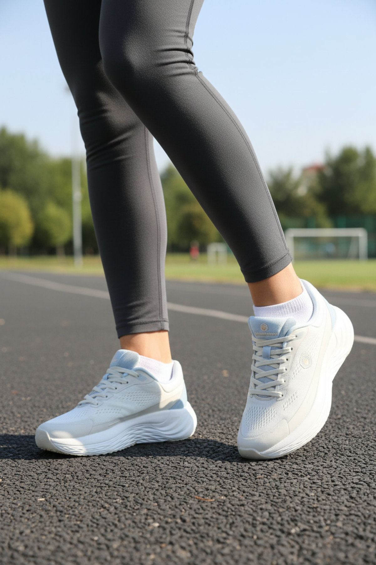 BOMBAI 5PR Beyaz Kadın Koşu Ayakkabısı - Görsel 3