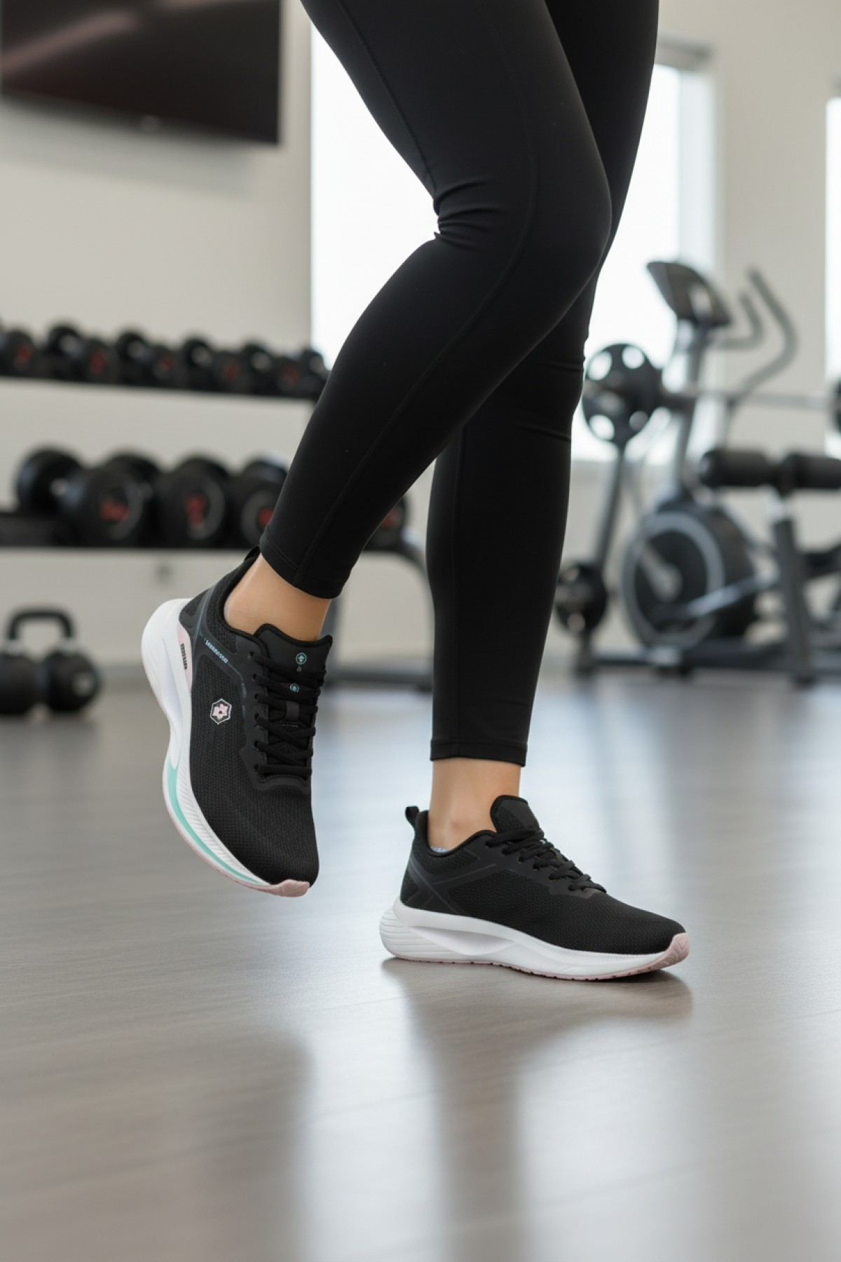 WOLY 5PR Siyah Kadın Koşu Ayakkabısı - Görsel 3