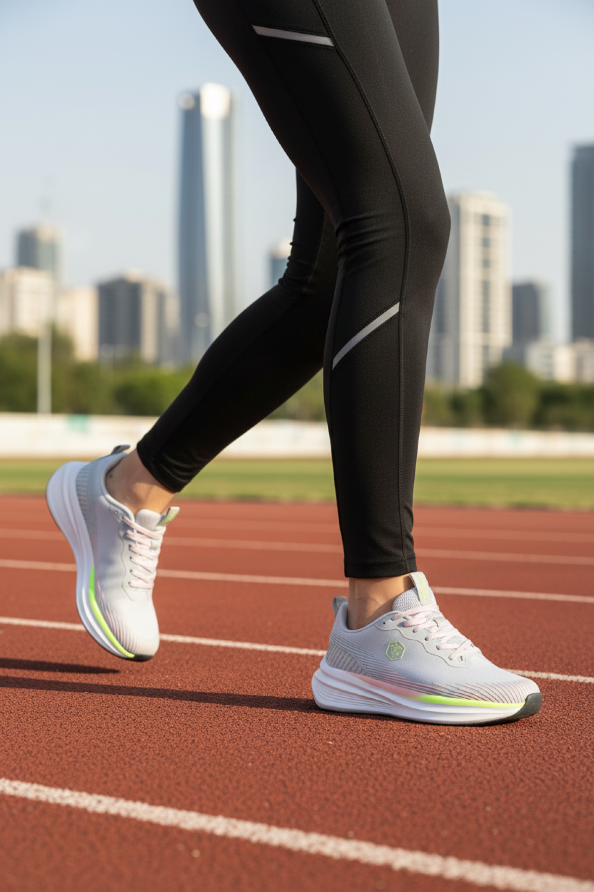 SAFE 5FX Açık Gri Kadın Koşu Ayakkabısı - Görsel 3