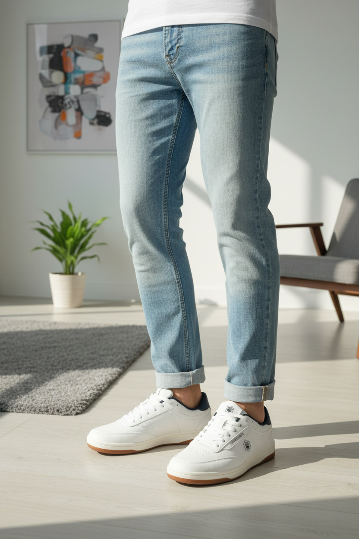 REASON 5PR Beyaz Erkek Sneaker - Görsel 3