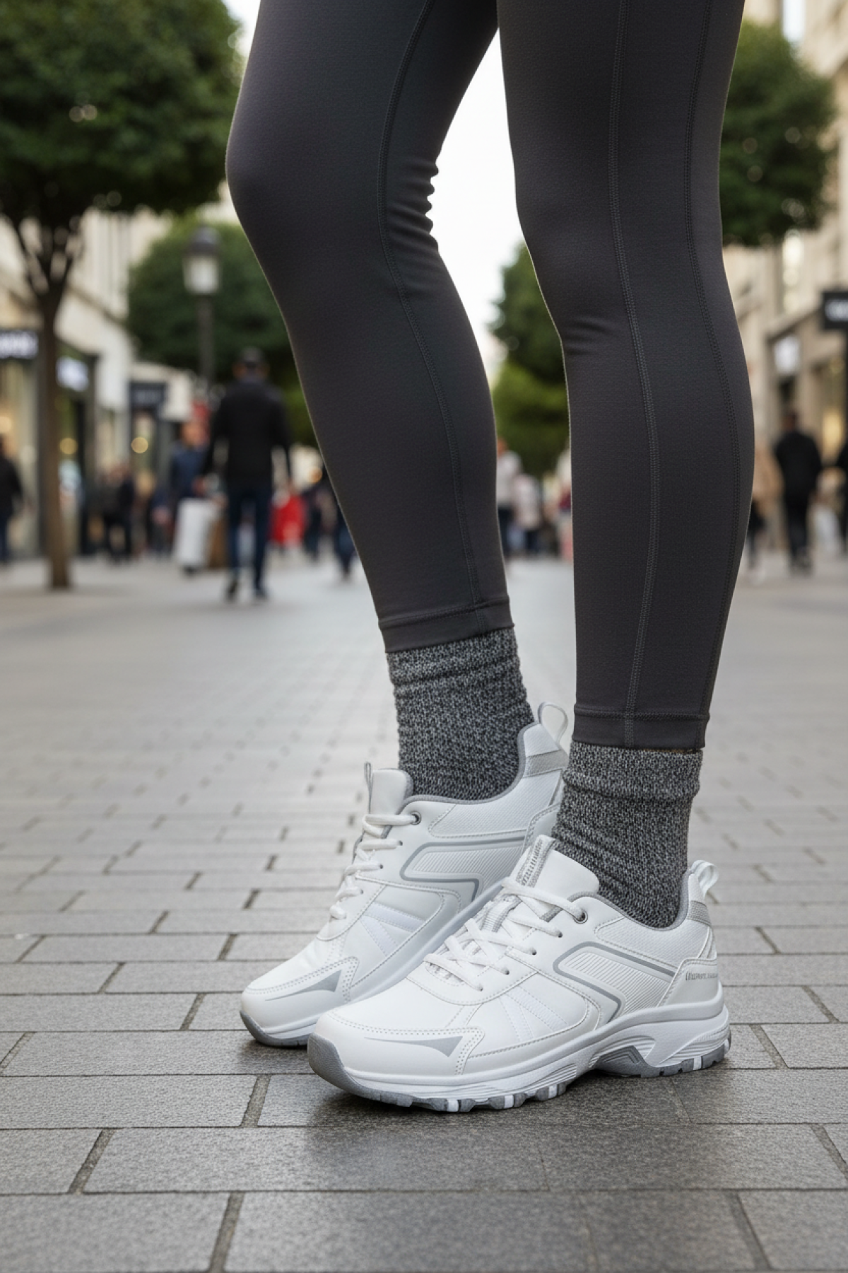 LODIE PU W 5PR Beyaz Kadın Outdoor - Görsel 3