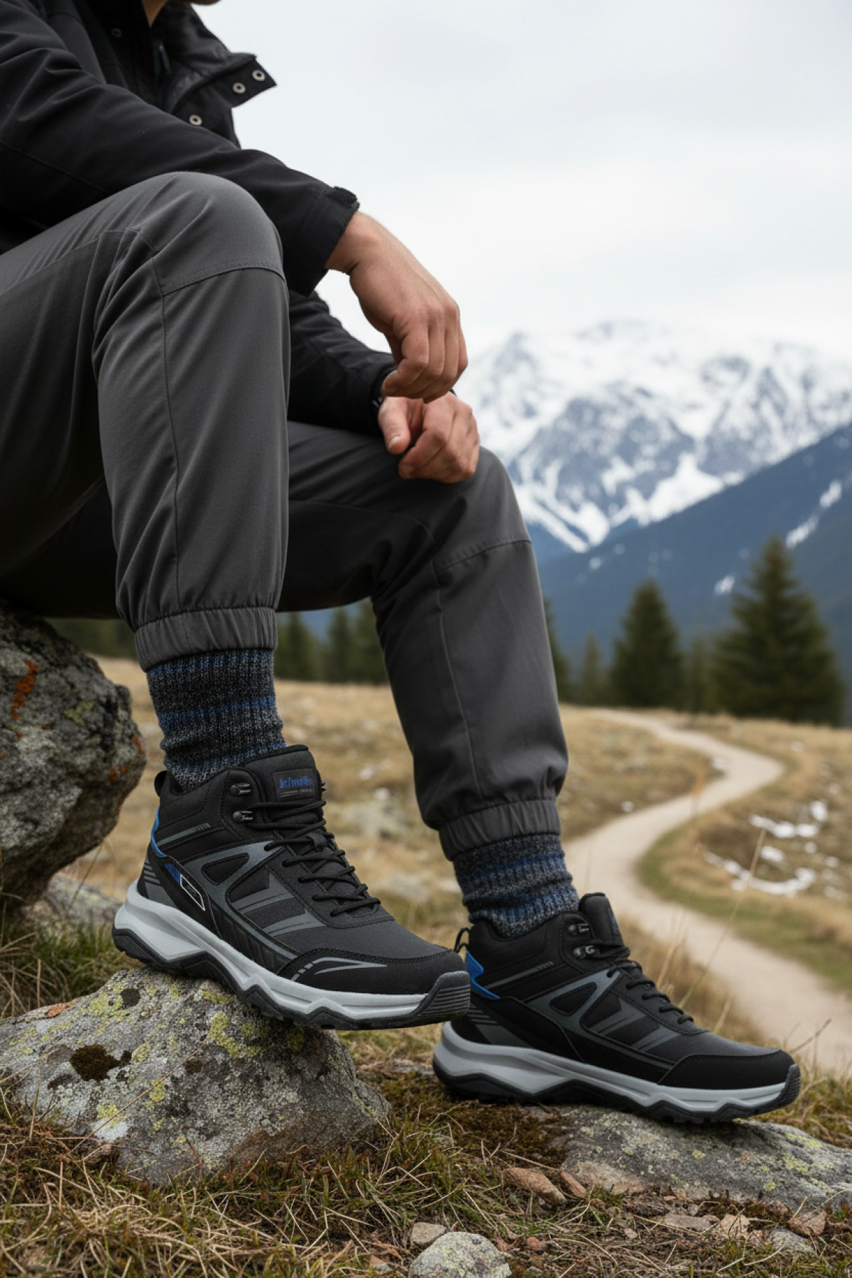 CHARGED PU HI 5PR Siyah Erkek Outdoor Bot - Görsel 3