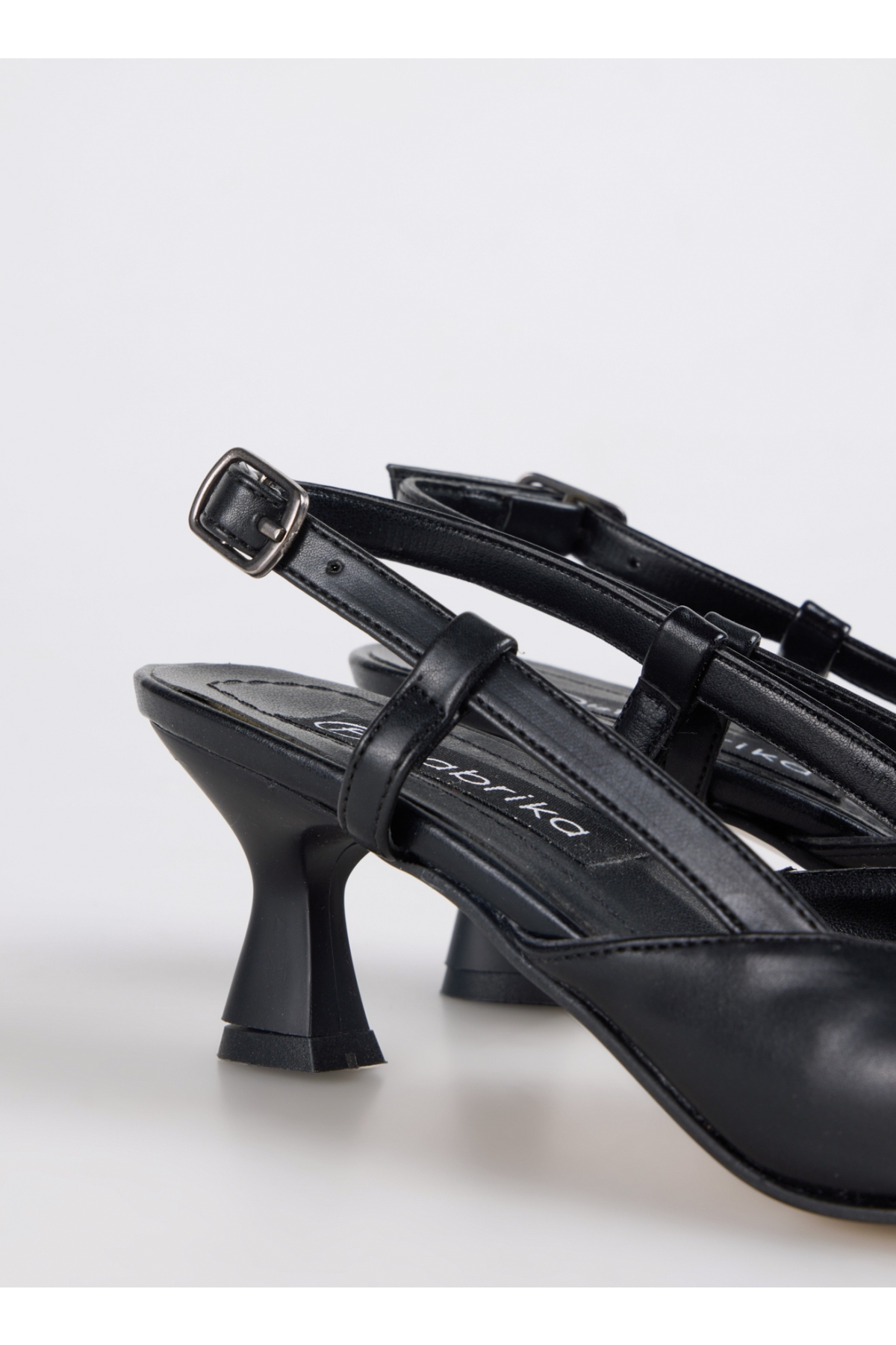 F By Fabrika F By Fabrika Siyah Kadın Topuklu Ayakkabı ENN | Flo Siyah - 6. görsel