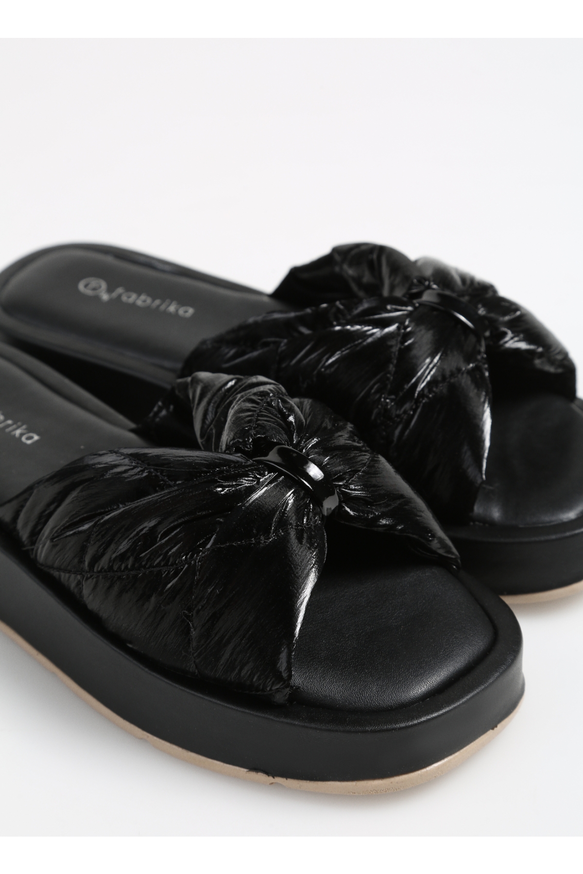 F By Fabrika F By Fabrika Siyah Kadın Terlik BERNANSI Sandalet & Terlik | Flo Siyah - 6. görsel