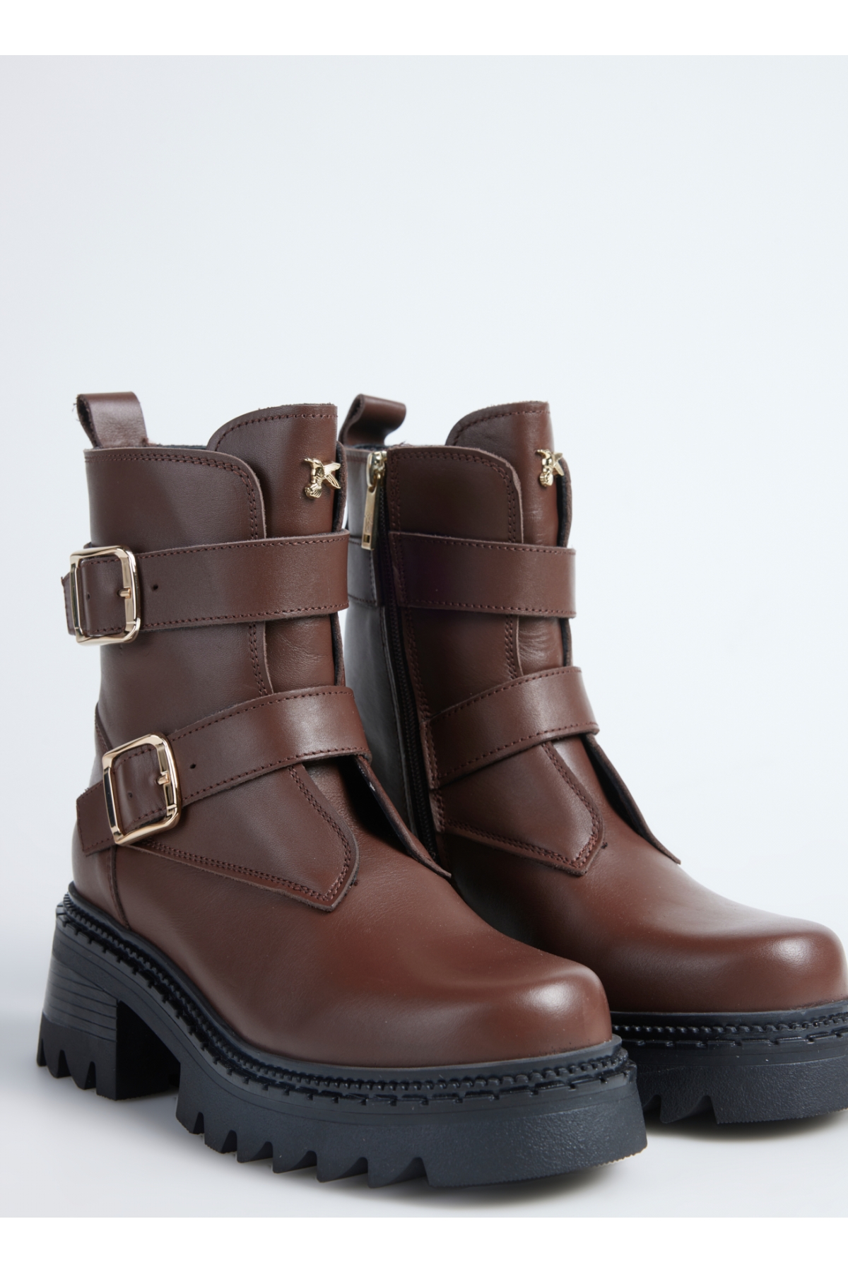 Fabrika Fabrika Kahverengi Kadın Deri Bot D-ELORA | Flo Kahverengi - 6. görsel