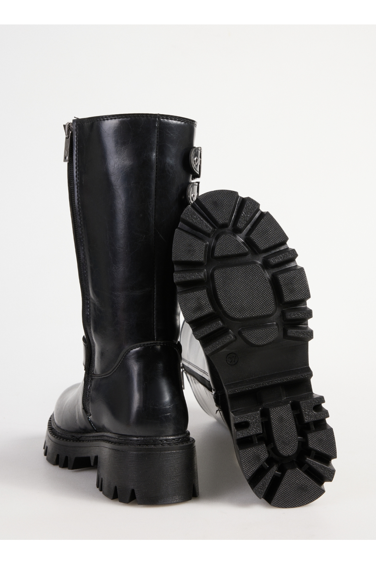 Fabrika Fabrika Siyah Kadın Bot EVIKA | Flo Siyah - 6. görsel