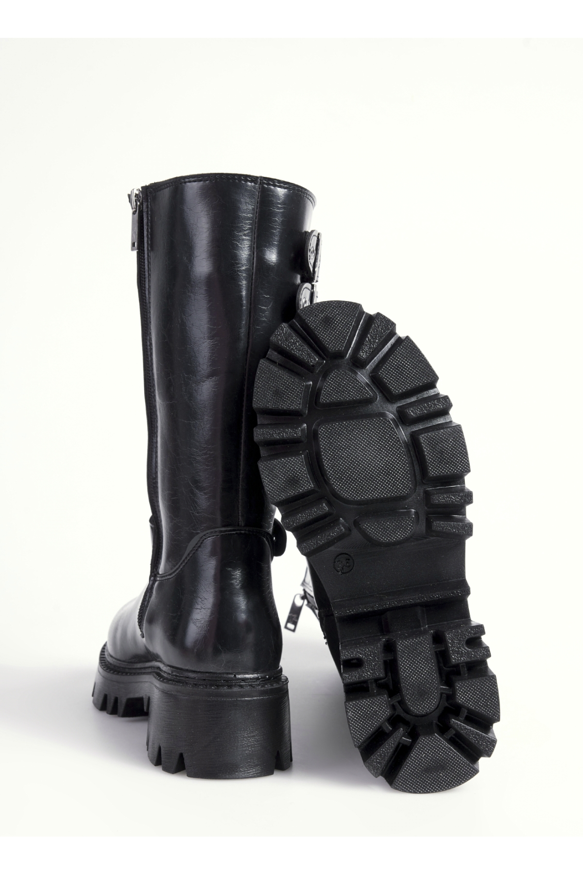 Fabrika Fabrika Siyah Kadın Bot EVIKA | Flo Siyah - 10. görsel