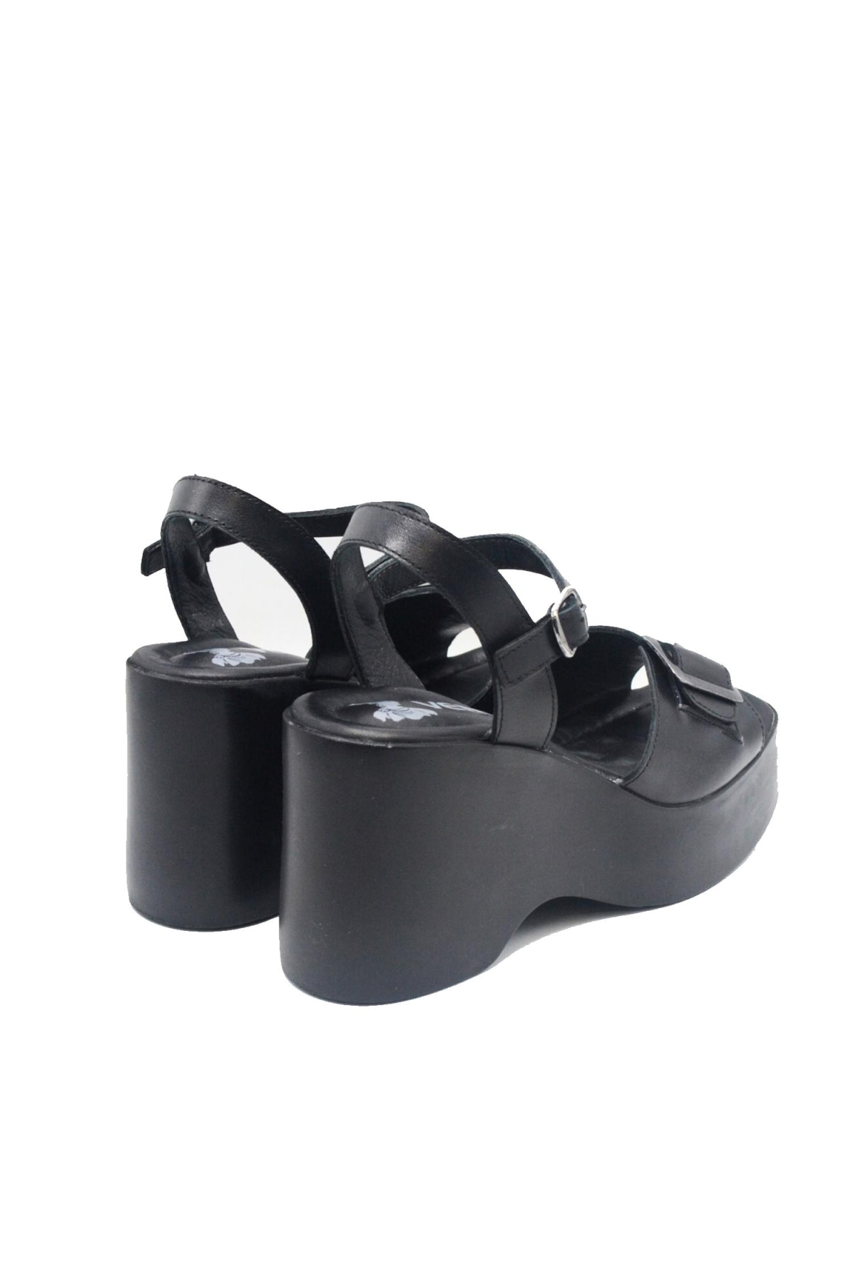 2311532Y Kadın Deri Sandalet - Görsel 4