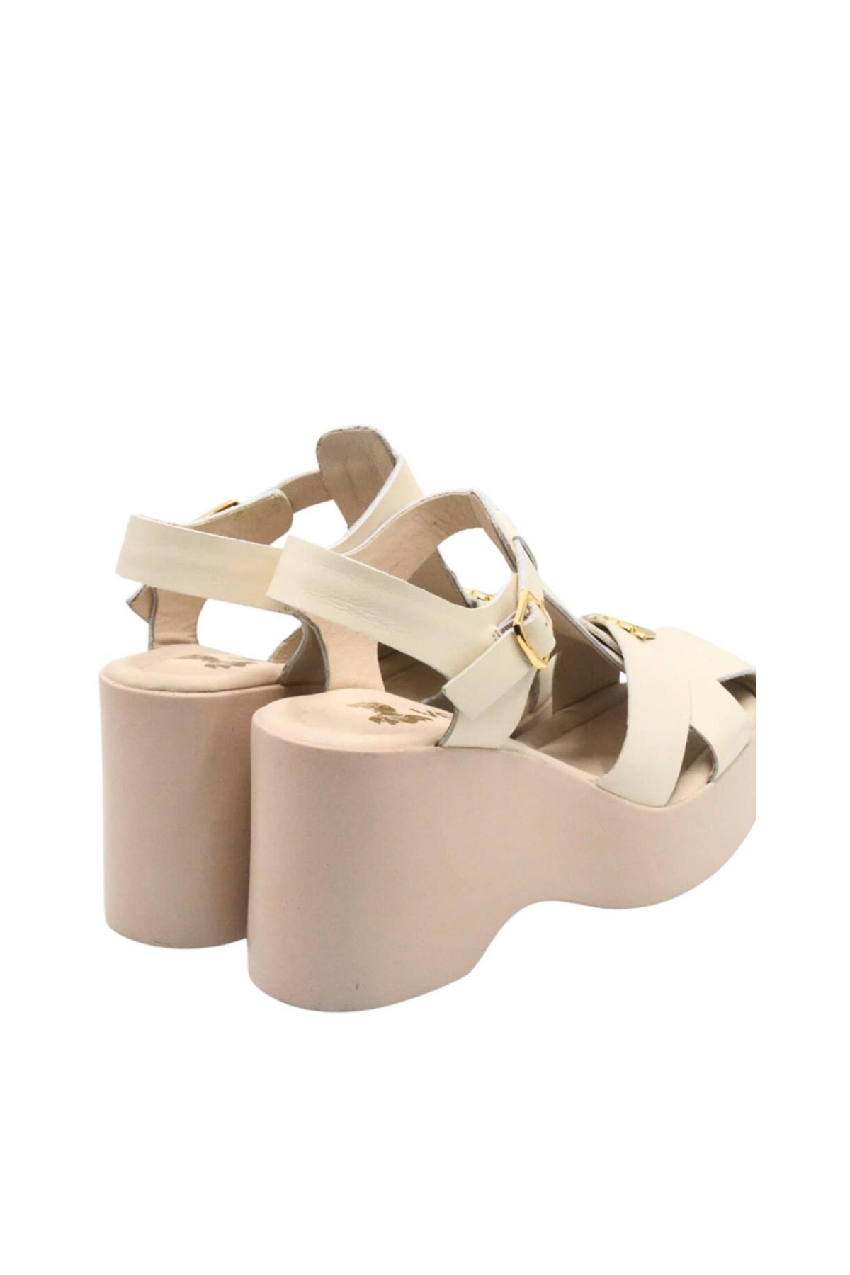 2311530Y Kadın Deri Sandalet - Görsel 6