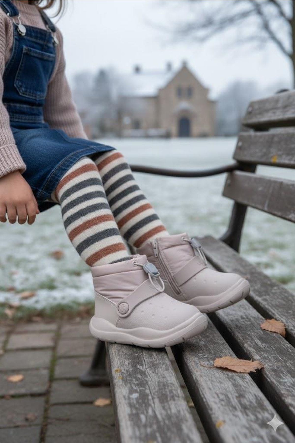 946.B25K.448 Tufo Bej Hafif Rahat Çocuk Bot - Görsel 6