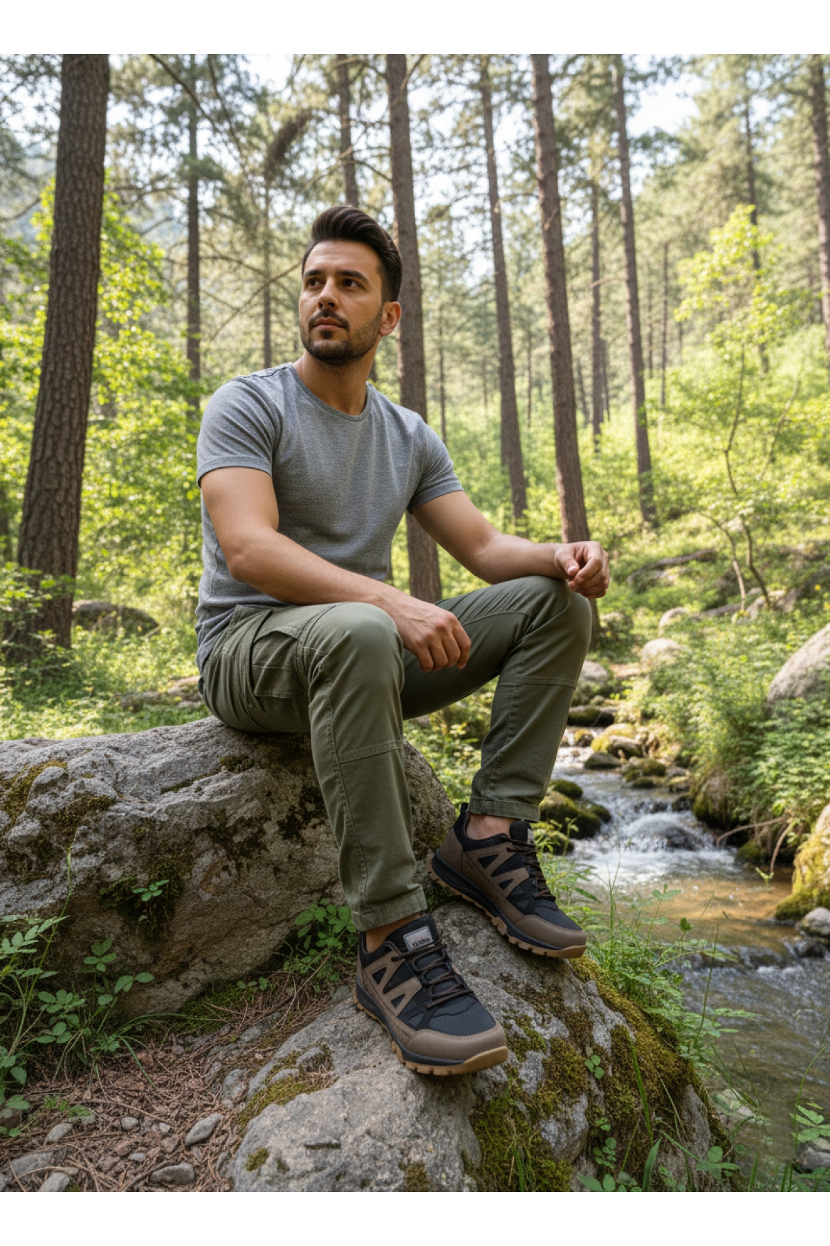 Psn Su İtici Suya Dayanıklı Outdoor Erkek Ayakkabı - Görsel 4