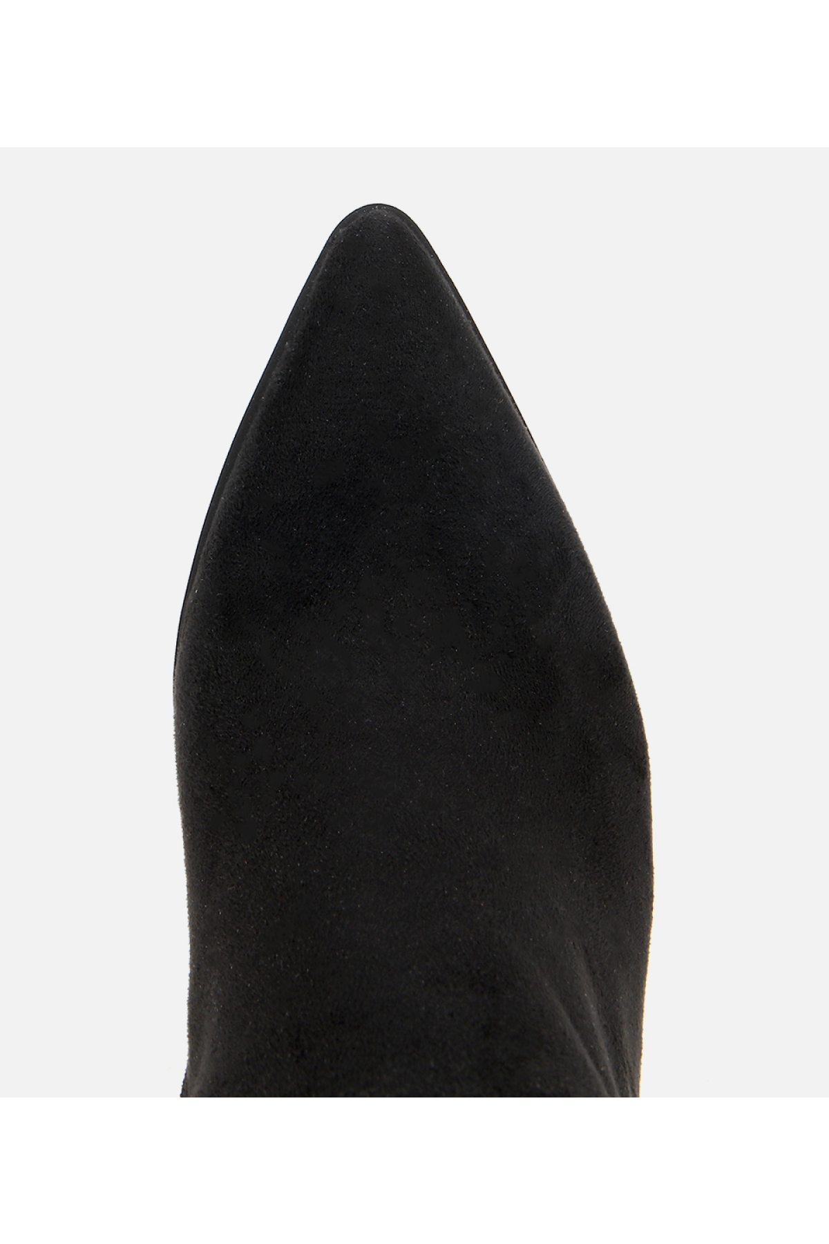 Kadın Süet Siyah Tokalı İnce Topuklu Bot - Görsel 5