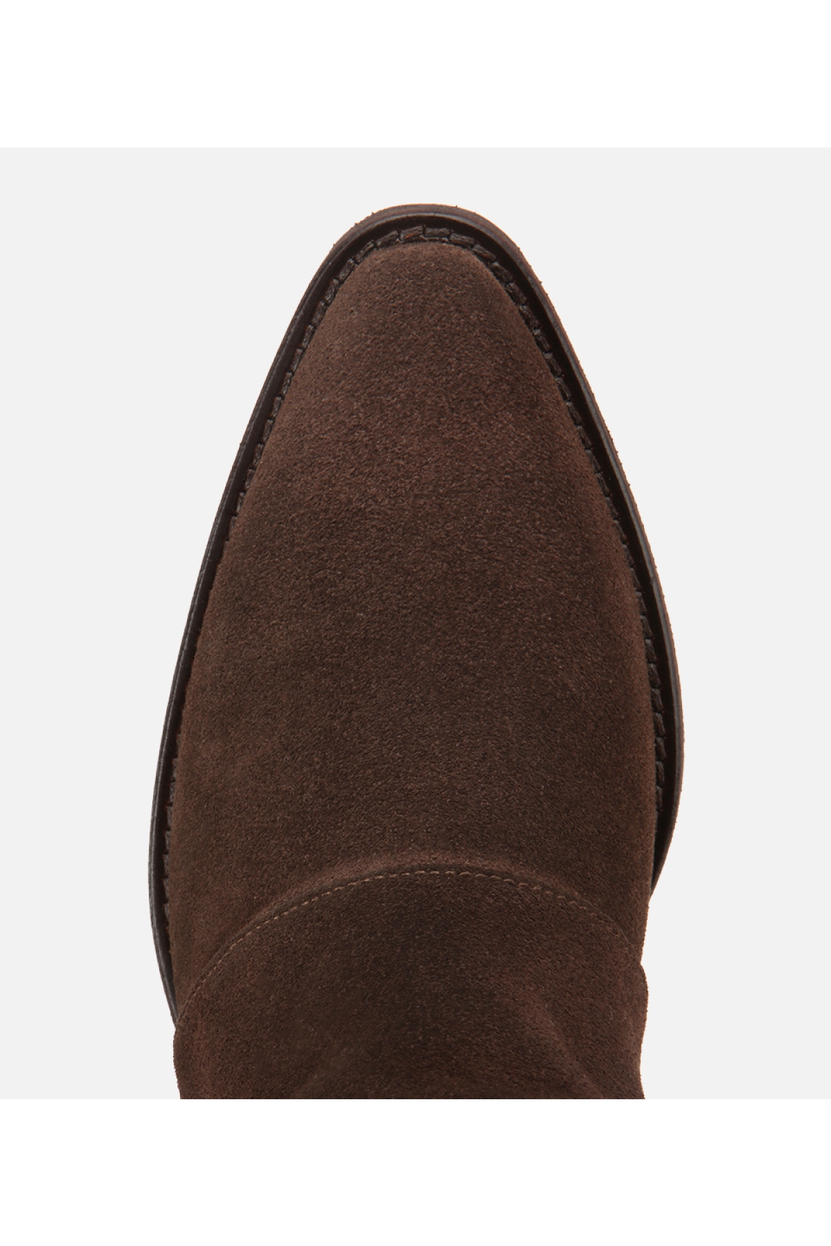 Kadın Süet Deri Kahverengi Kovboy Topuklu Bot - Görsel 7