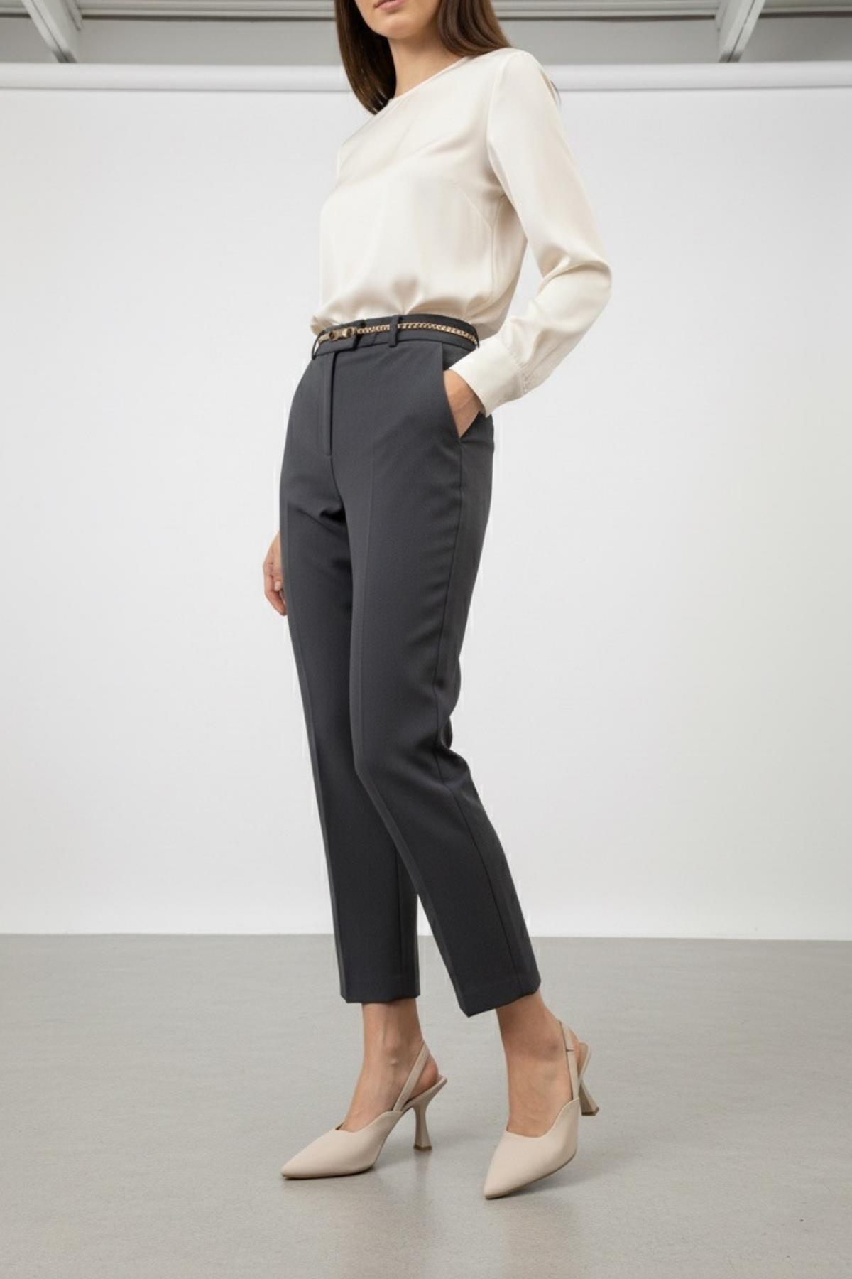 Le Guzzi 3857 Kadın Saten 8 Cm Topuklu Ayakkabı - Görsel 2