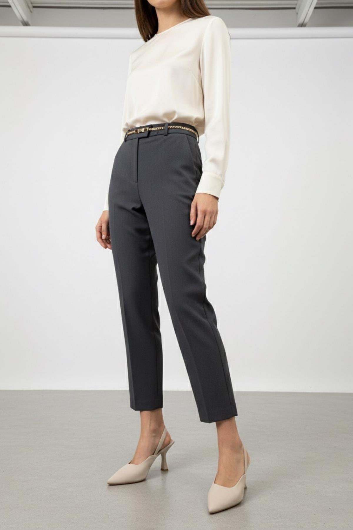 Le Guzzi 3857 Kadın Saten 8 Cm Topuklu Ayakkabı - Görsel 3