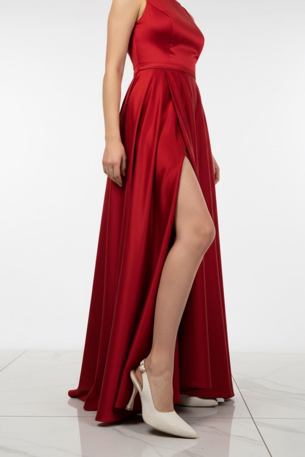 5031 Kadın 9 Cm Topuklu Arkası Açık Stiletto Ayakkabı - Görsel 2