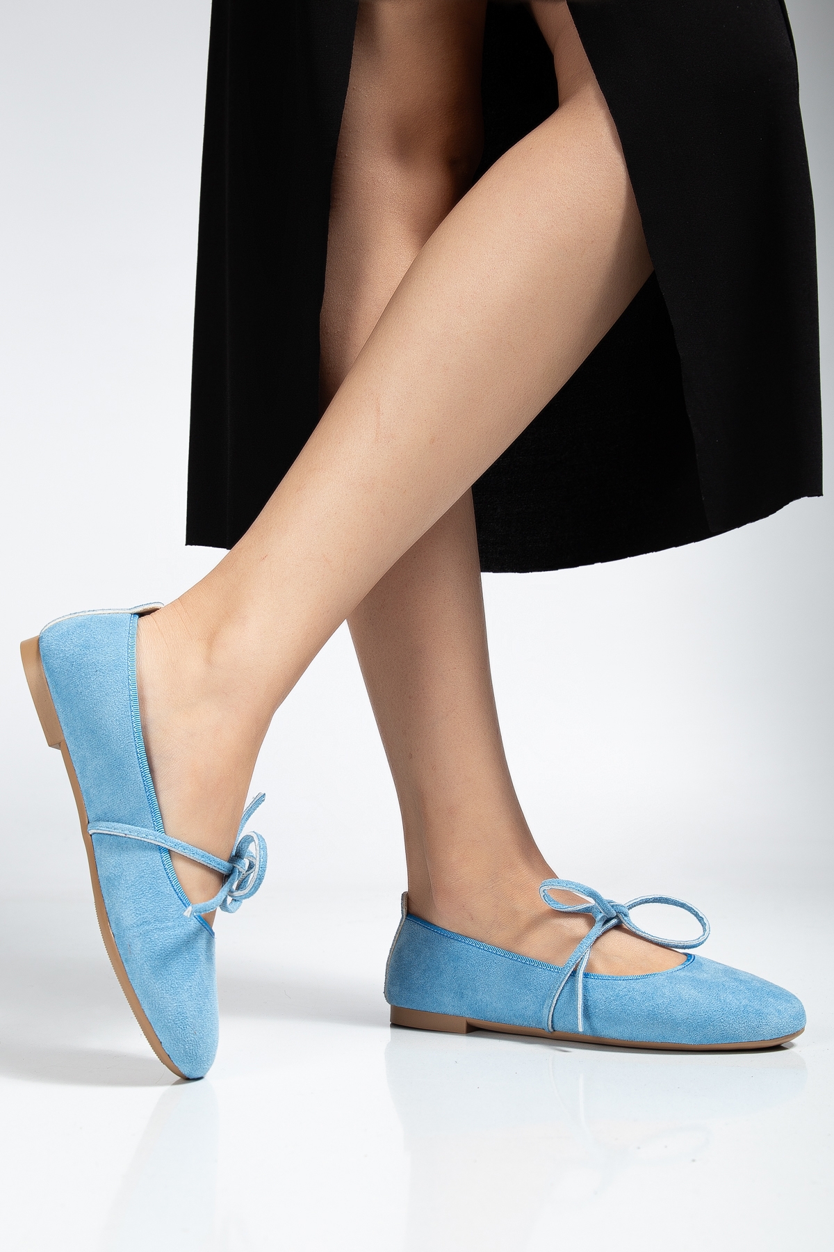 Memory Taban Günlük Kadın Fiyonk Babet Mavi