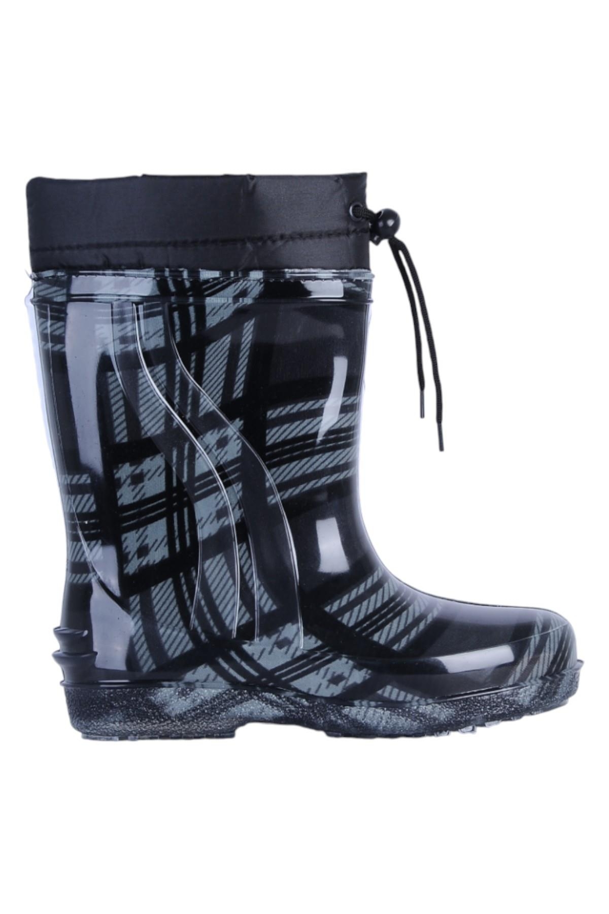 Skuaiter Skuaıter Siyah Ekose Termal Kürklü Erkek Çocuk Çizme Bot model görseli